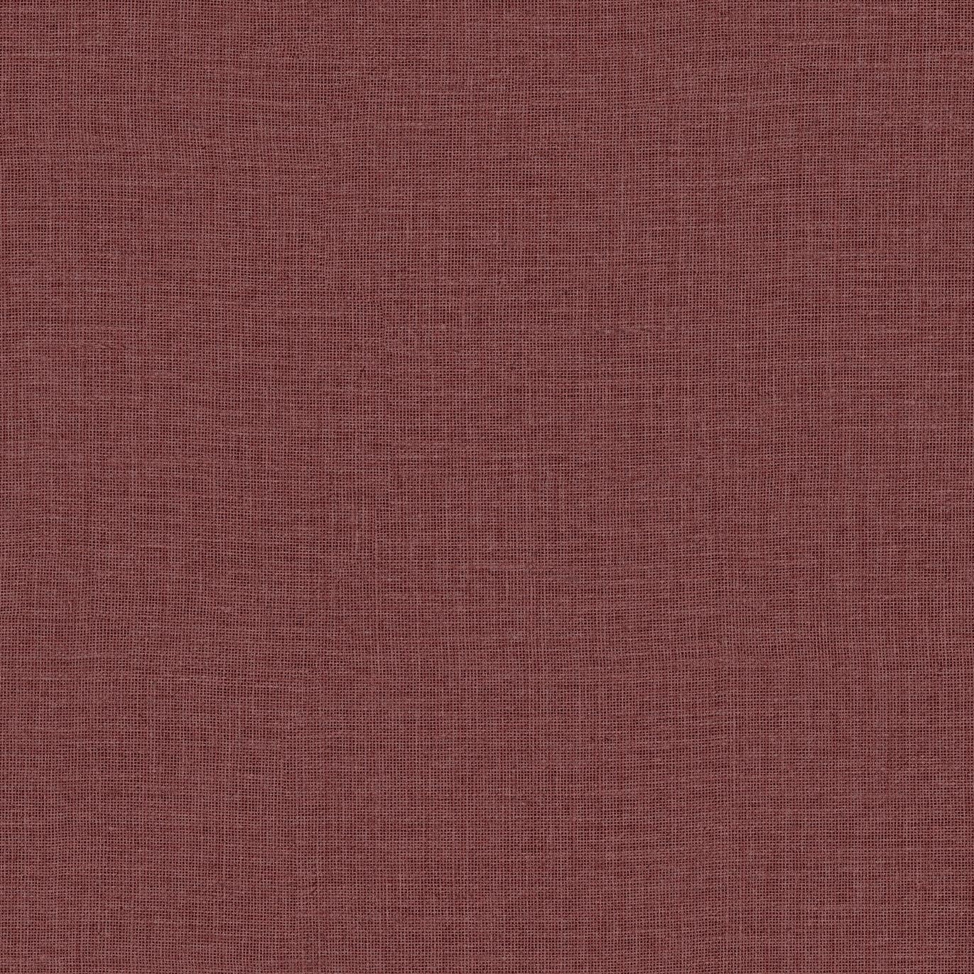 Strukturierte Tapete, die Leinwand imitiert LIENZO - BOIS DE ROSE bordeaux