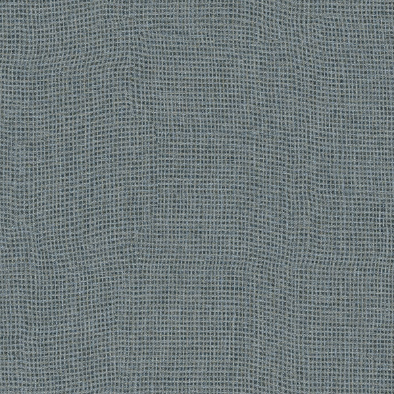 Structural wallpaper imitating canvas LIENZO - PIERRE BLEUE steel blue