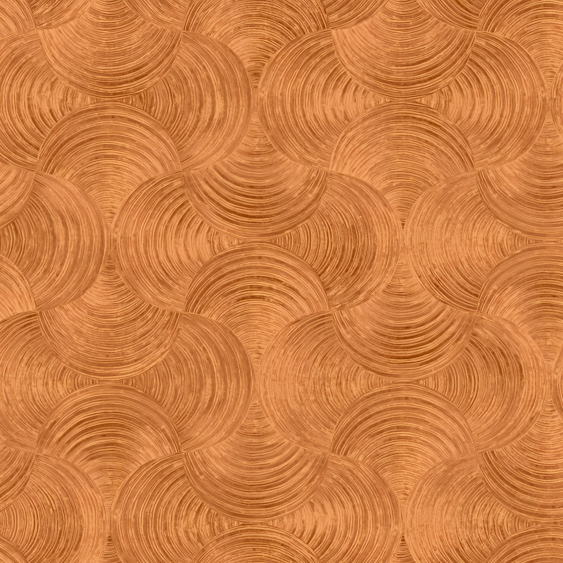 Metallic Structural Wallpaper with Abstract Pattern APHELIE - COPPER