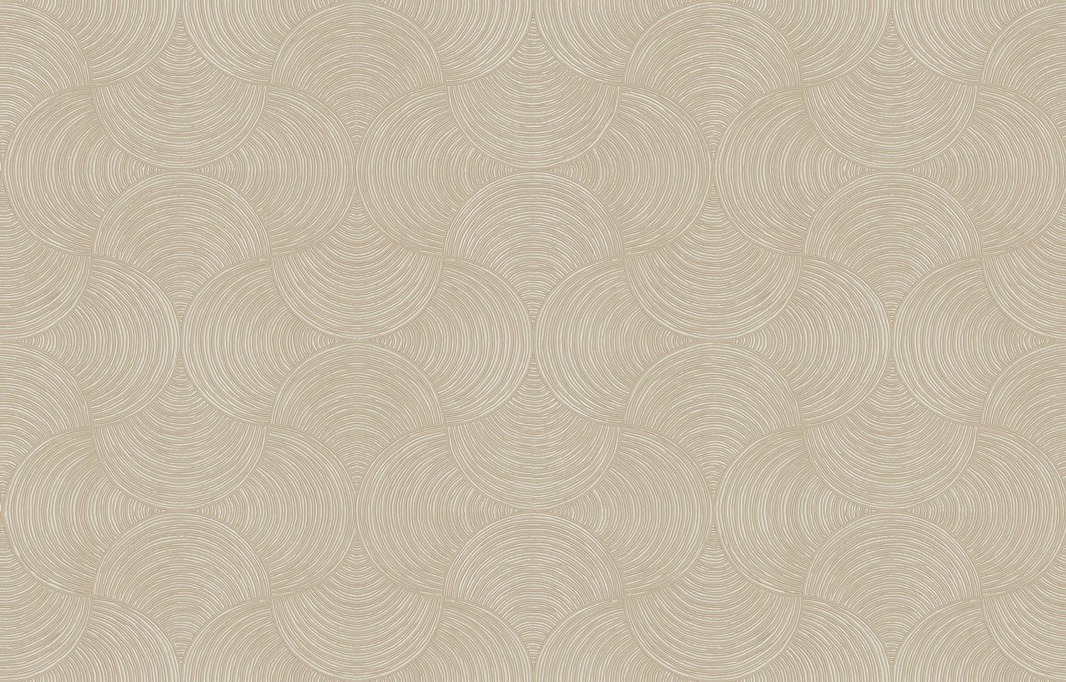 Metallic Structural Wallpaper with Geometric Pattern METEORE - SABLE/ARGENT Sand