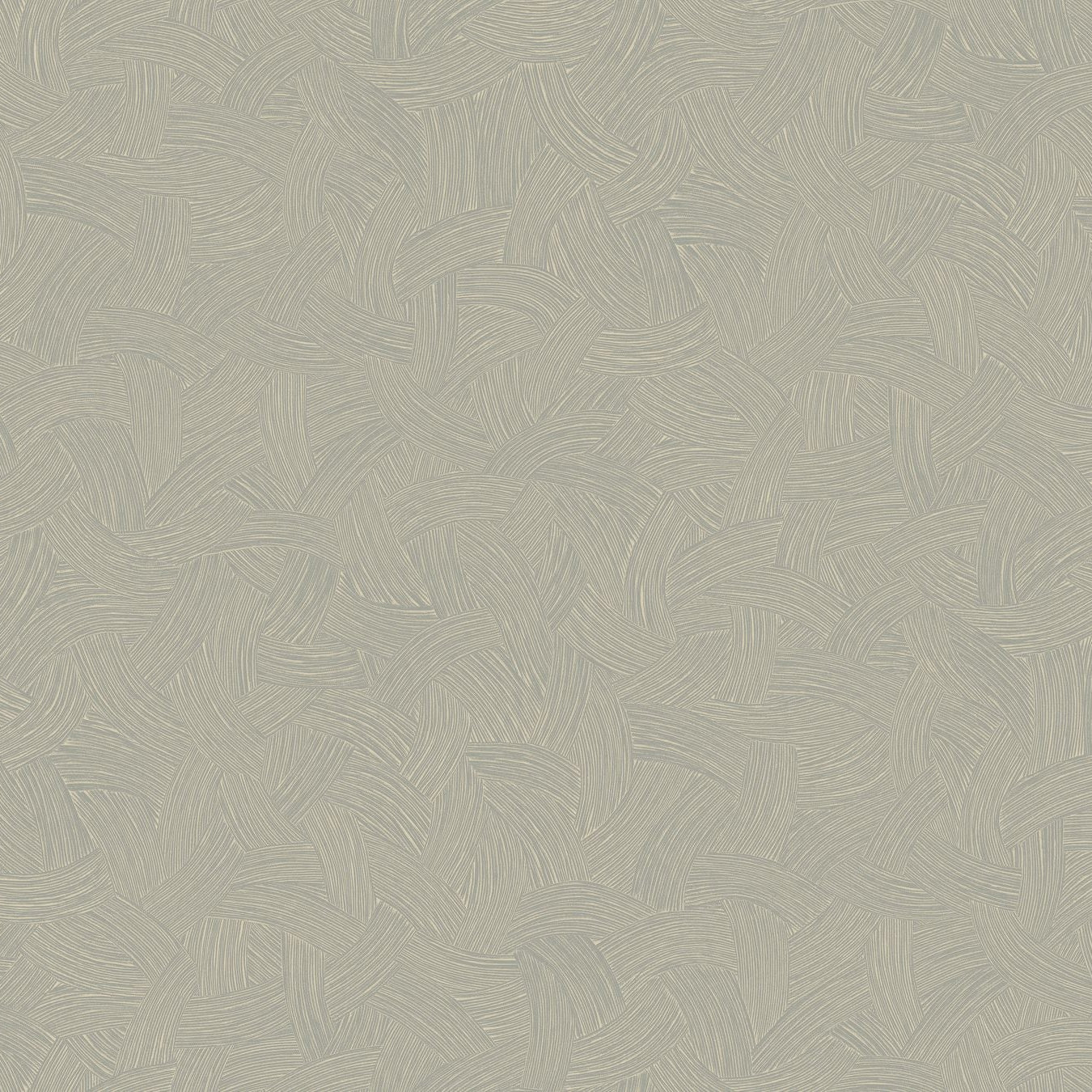 Metallic textured wallpaper with abstract pattern BERENICE - OPALINE/DORÉ gray-green with gold