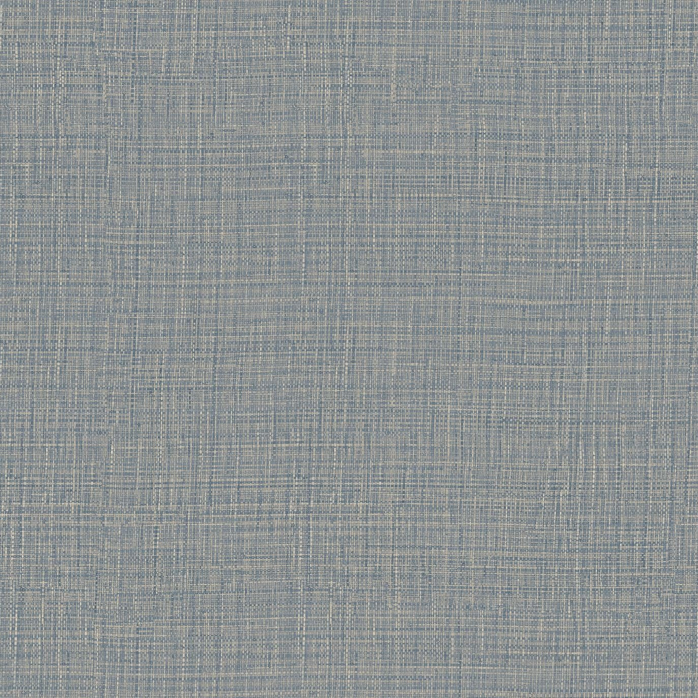 Structural wallpaper resembling canvas SIERRA - GIVRE gray-blue