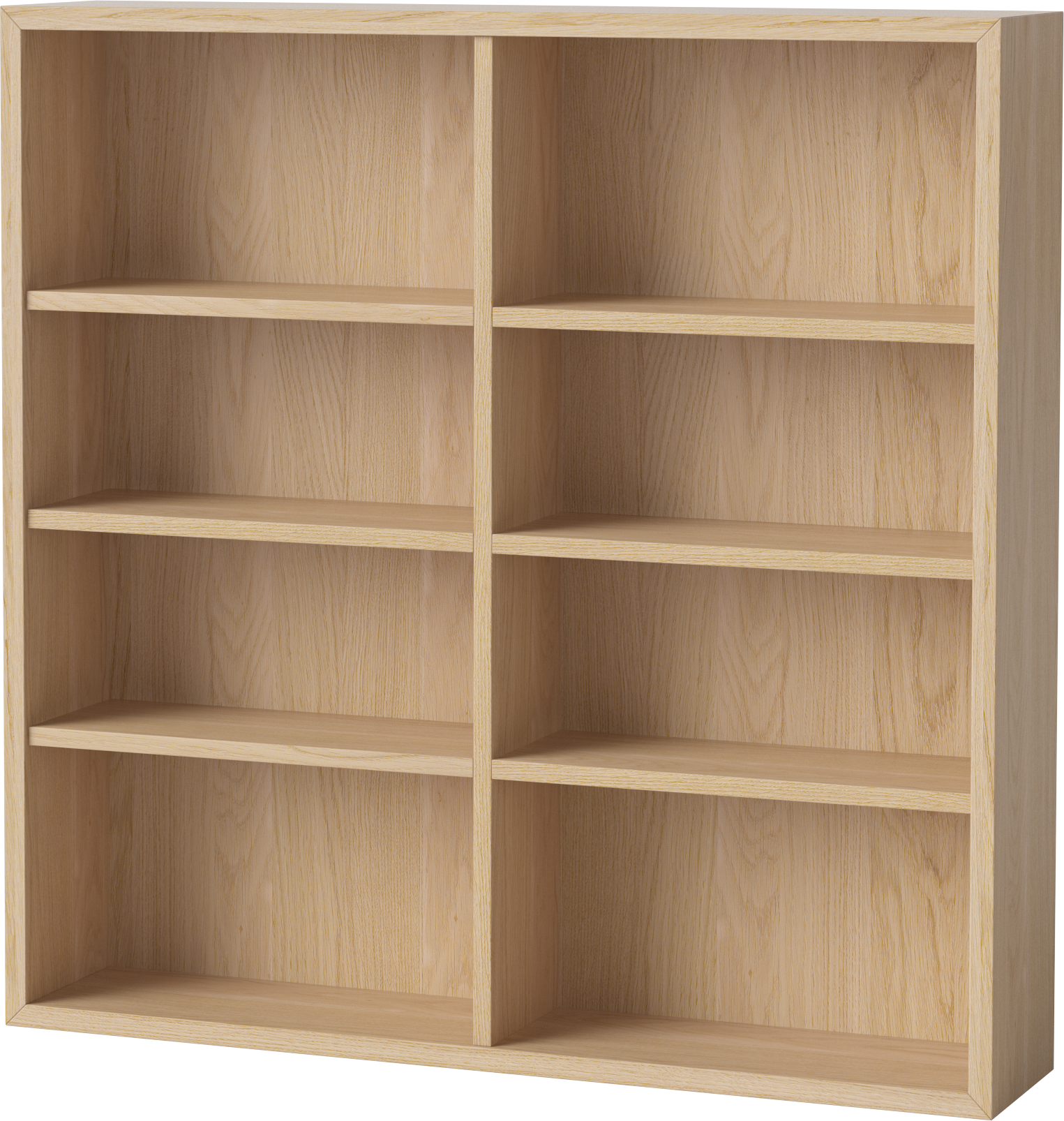 Display Case shelf, bleached oak veneer