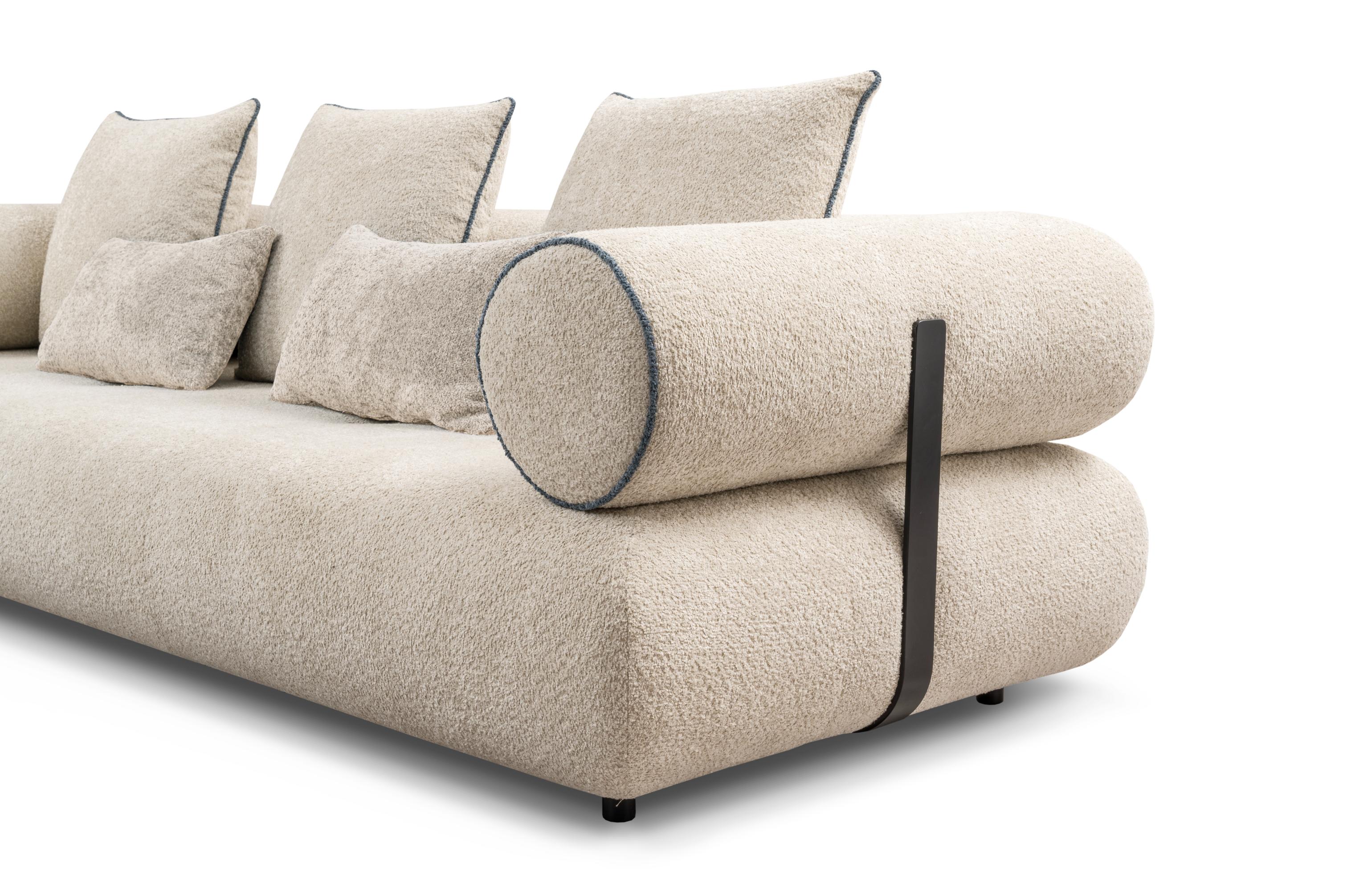Linkes Ecksofa CASABLANCA personalisiert