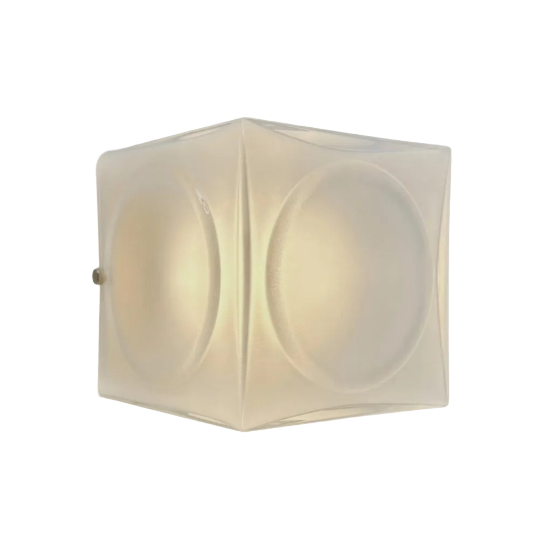 Lampa ścienna CHANT matowy klosz ze złotą podstawą