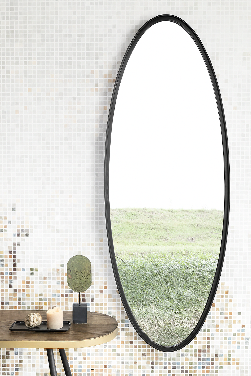 Lustro MATZ OVAAL zwart