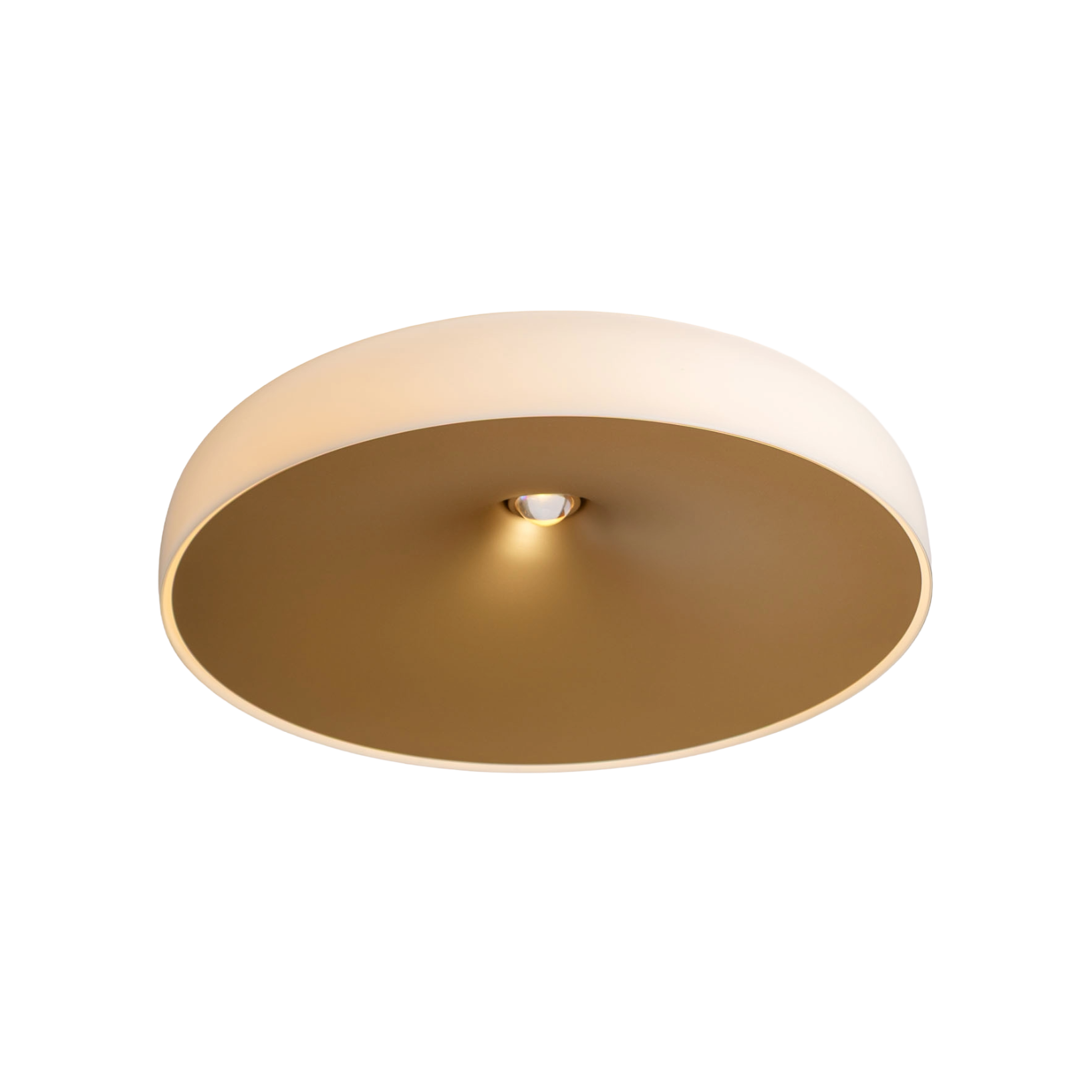 Plafondlamp CHET-B parel goud met wit