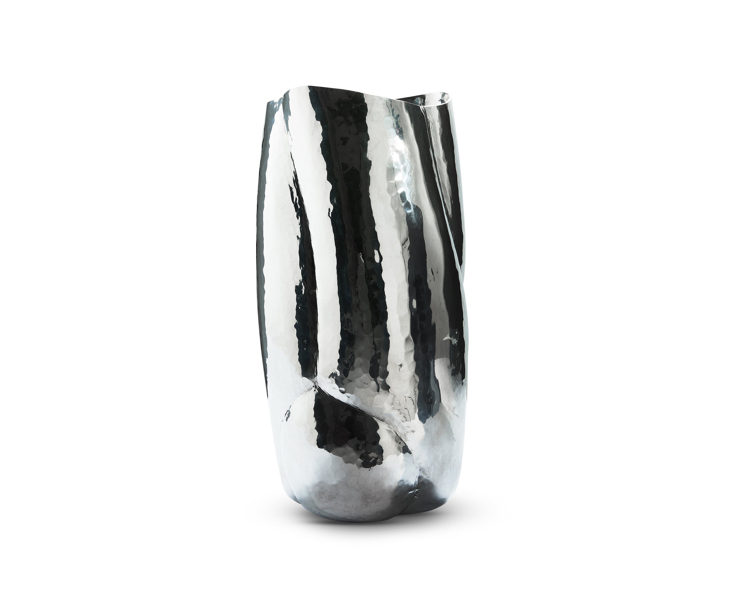 Silberwolke hohe Vase