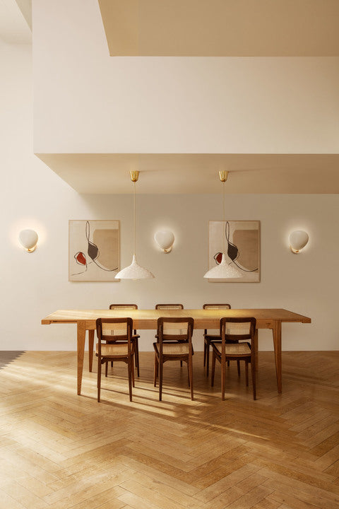 Uittrekbare tafel S-TABLE van notenhout