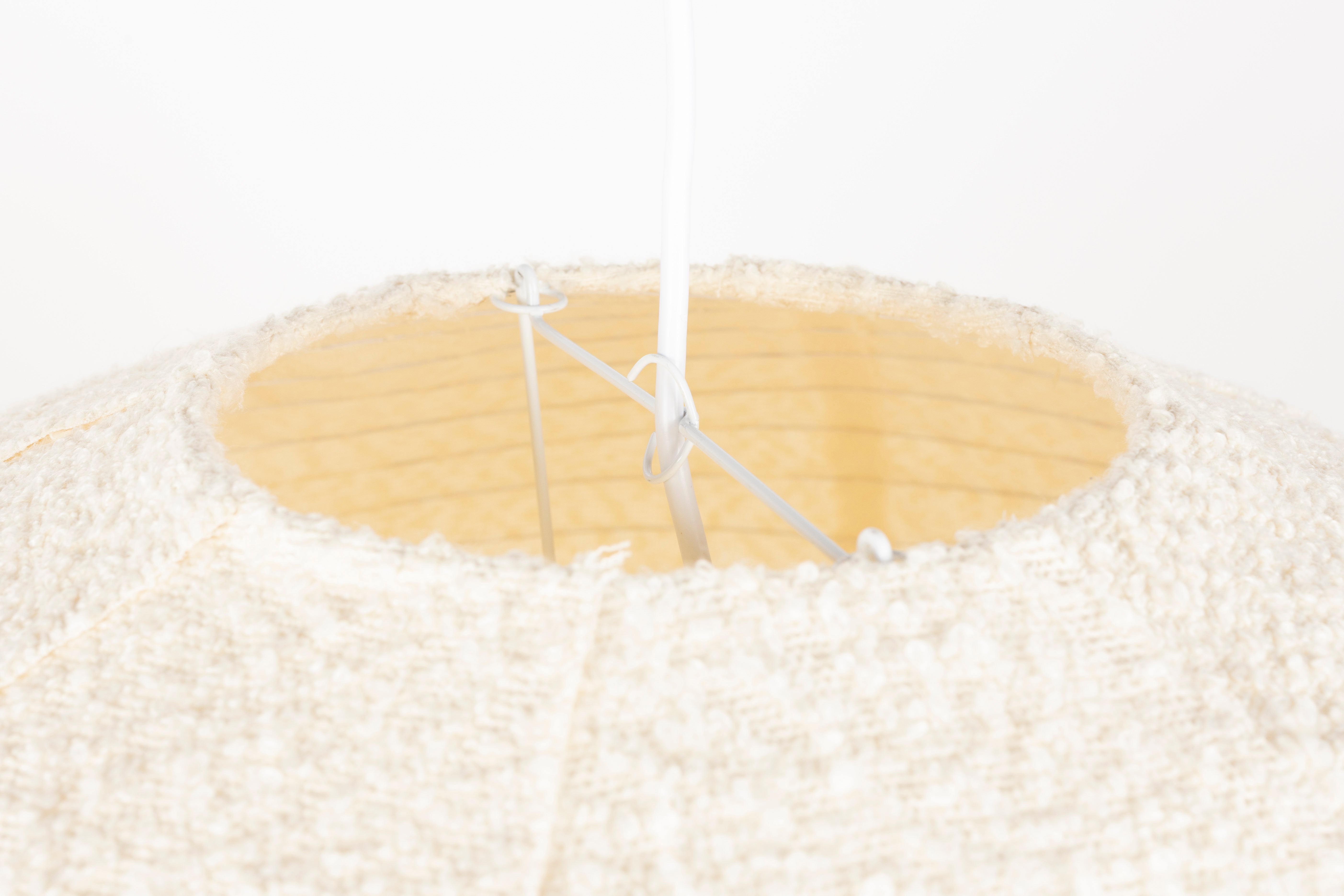 Hanglamp COCOON crème bouclé