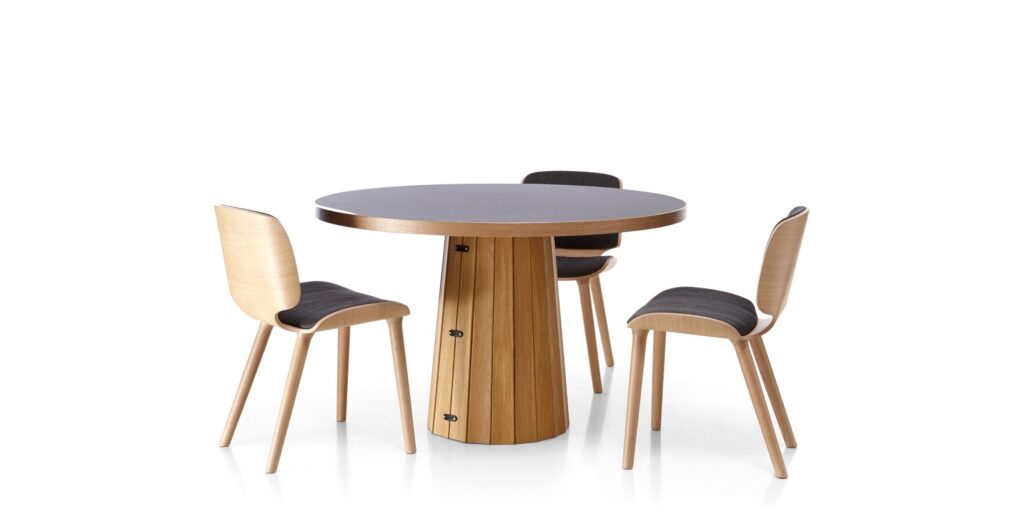 Ronde tafel CONTAINER met Bodhi voet