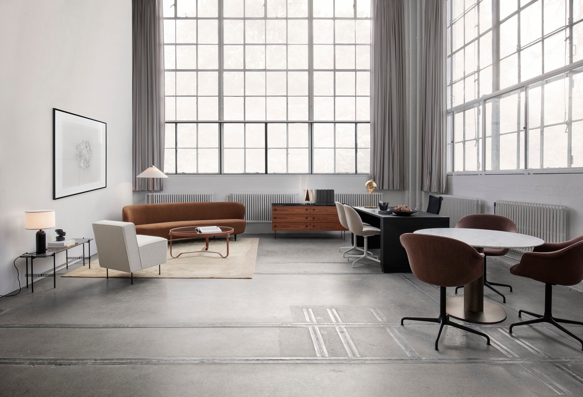 Upholstered office chair BAT