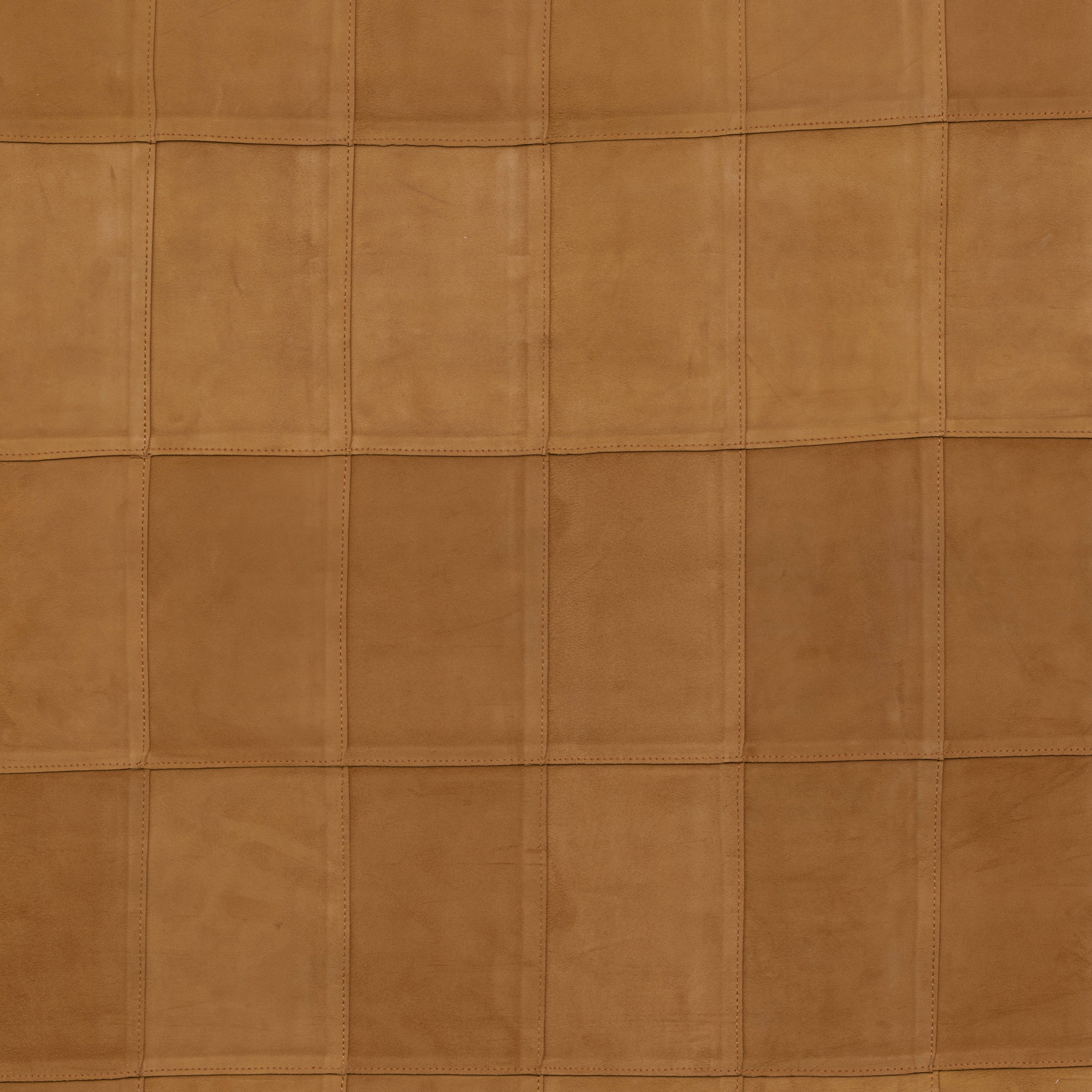 Natürliche Leder-Tapete mit geometrischem Muster AVENIO braun