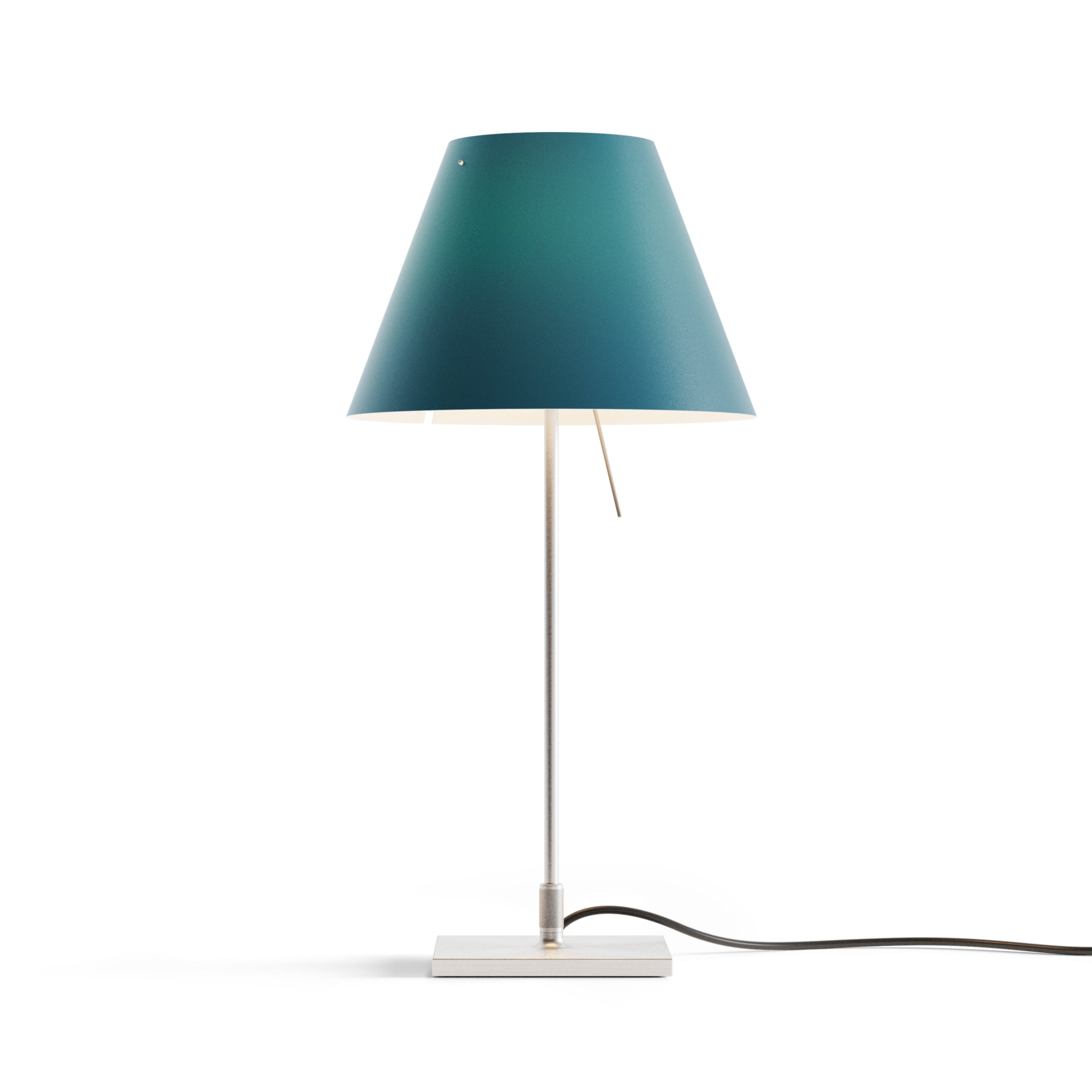 Tafellamp COSTANZINA blauwe kap