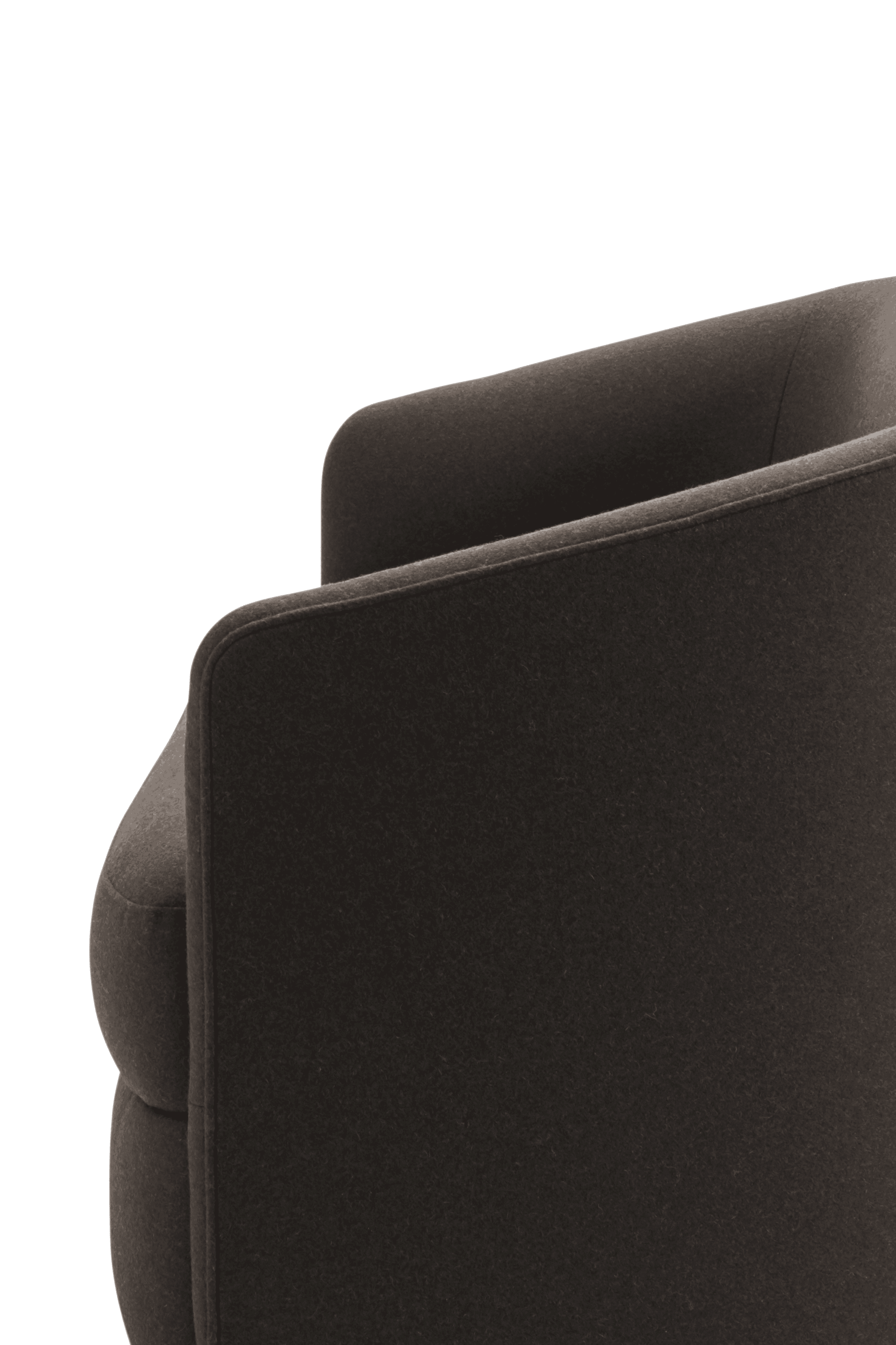 Bank 2-zits COVENT NARROW gestoffeerd