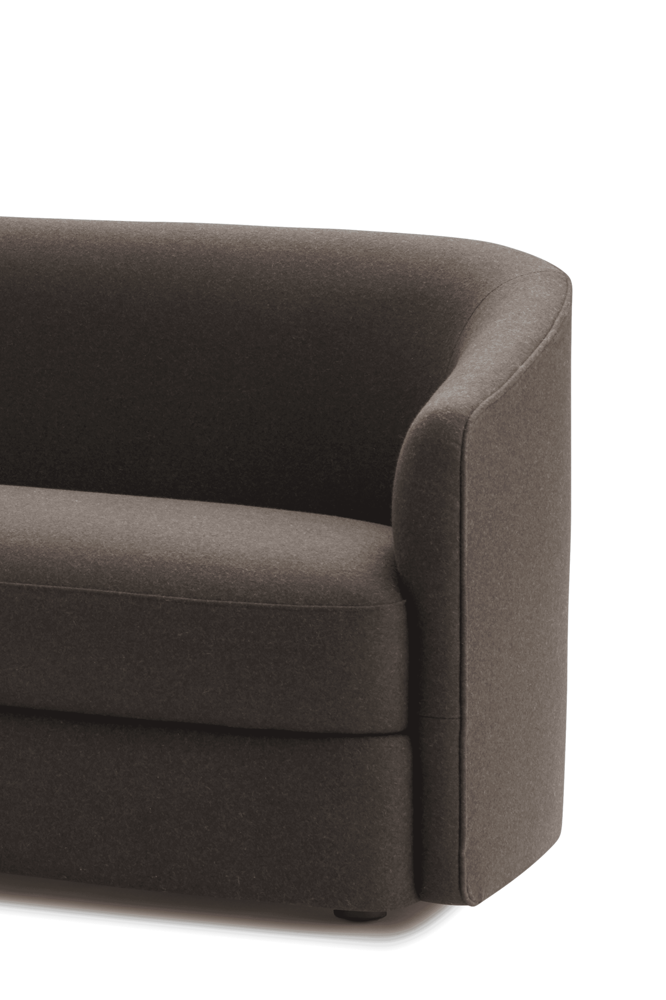 Bank 2-zits COVENT NARROW gestoffeerd