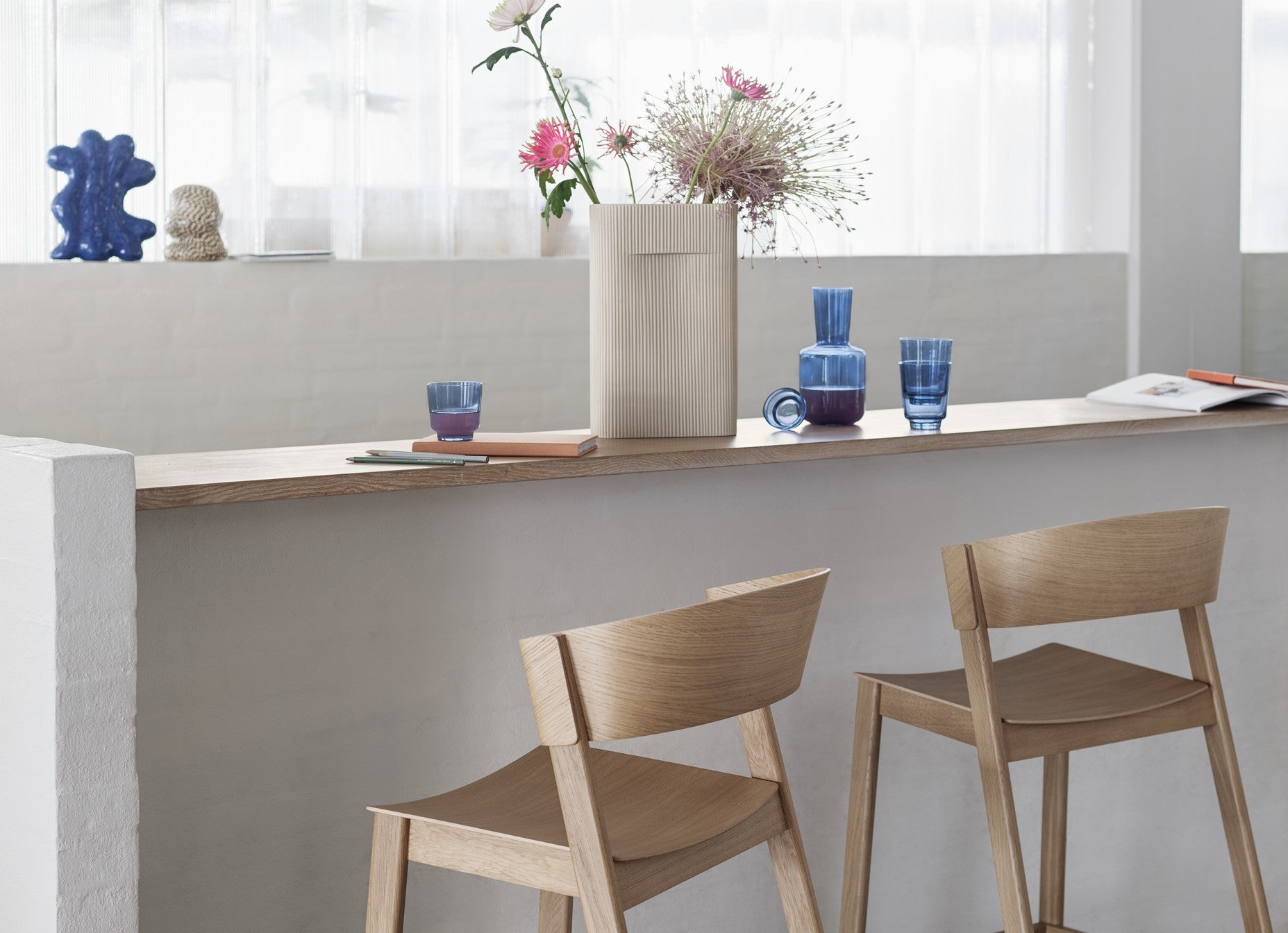 Karaf RAISE donkerblauw