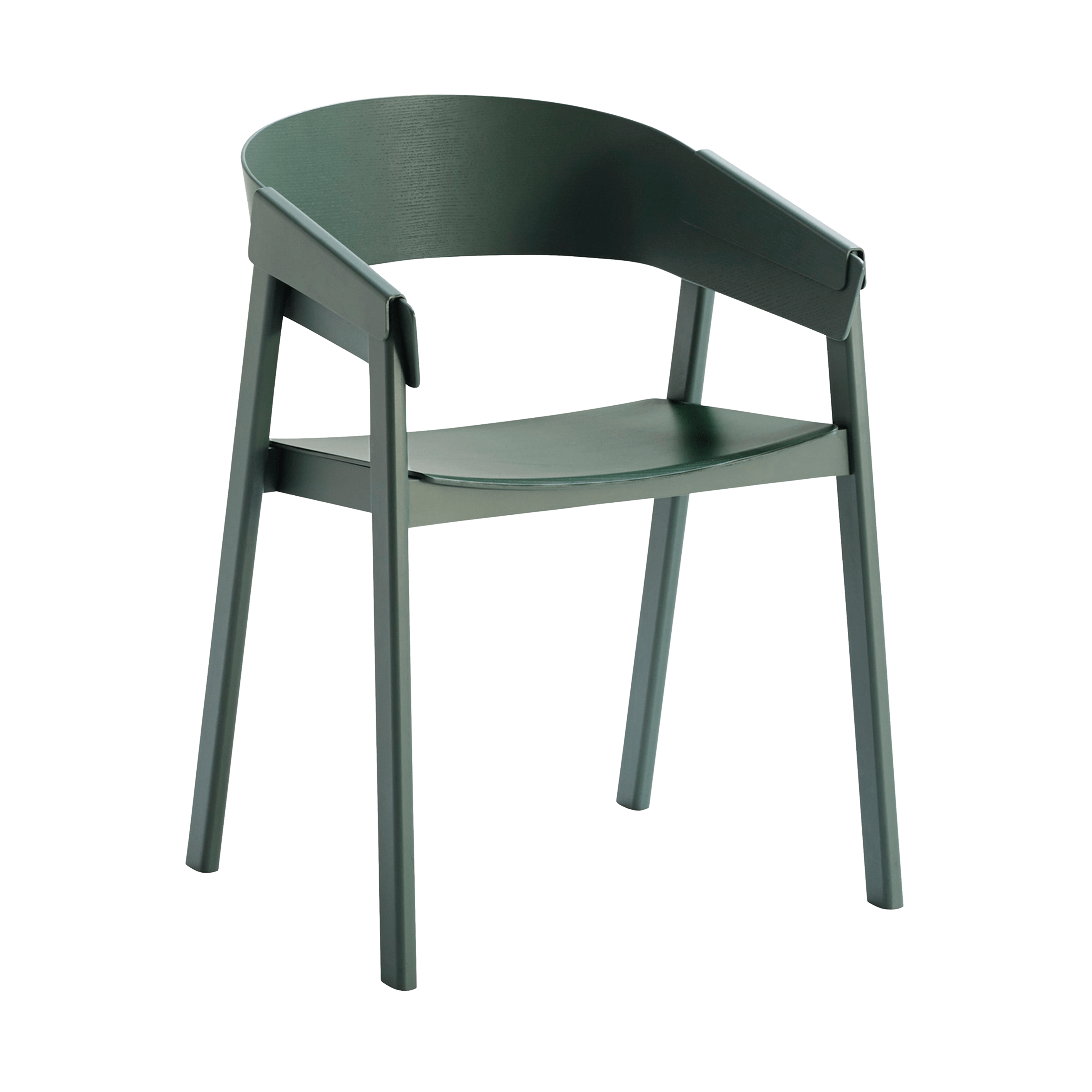 Stoel met armleuningen COVER groen