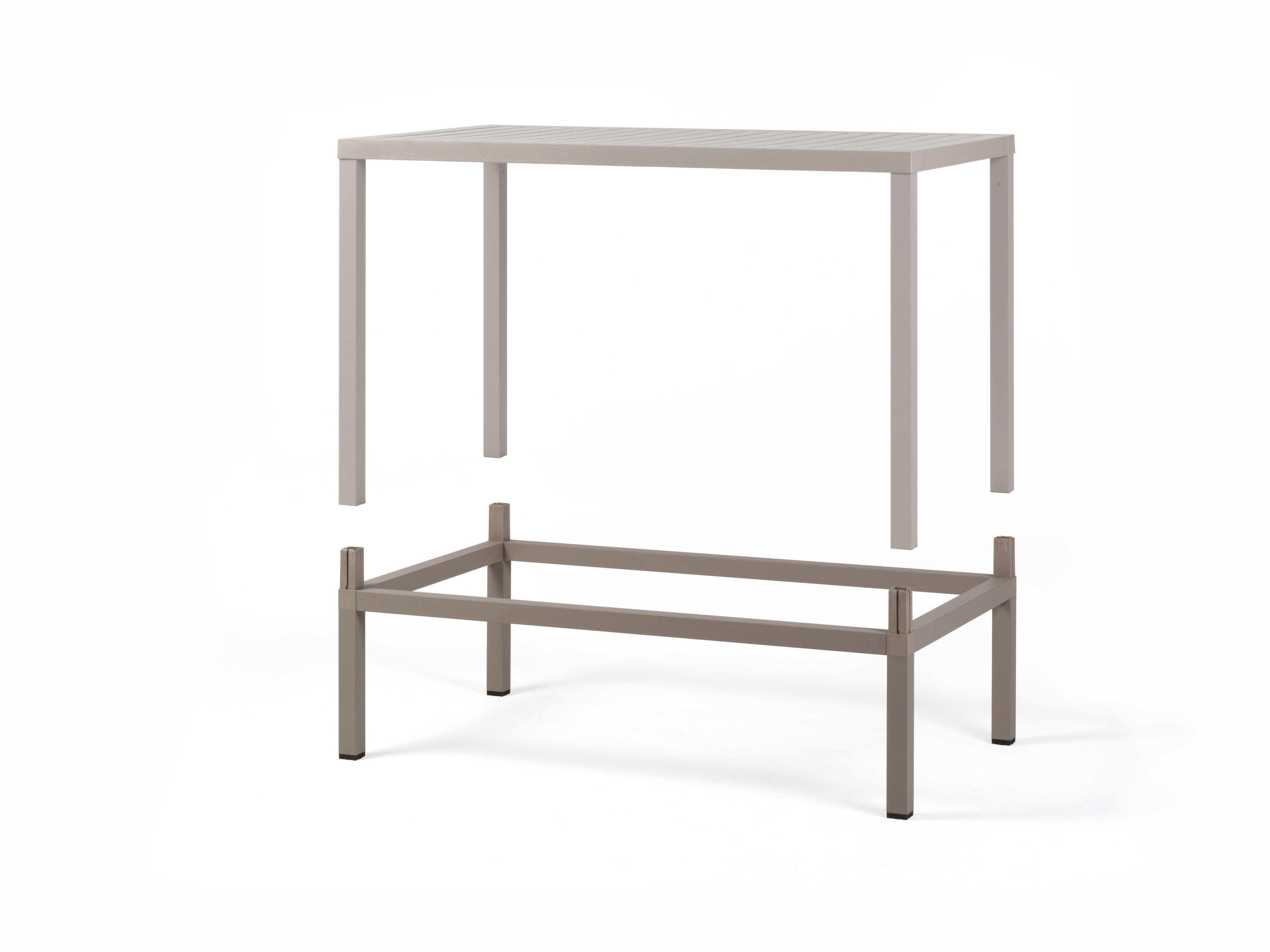 Buiten tafel CUBE taupe