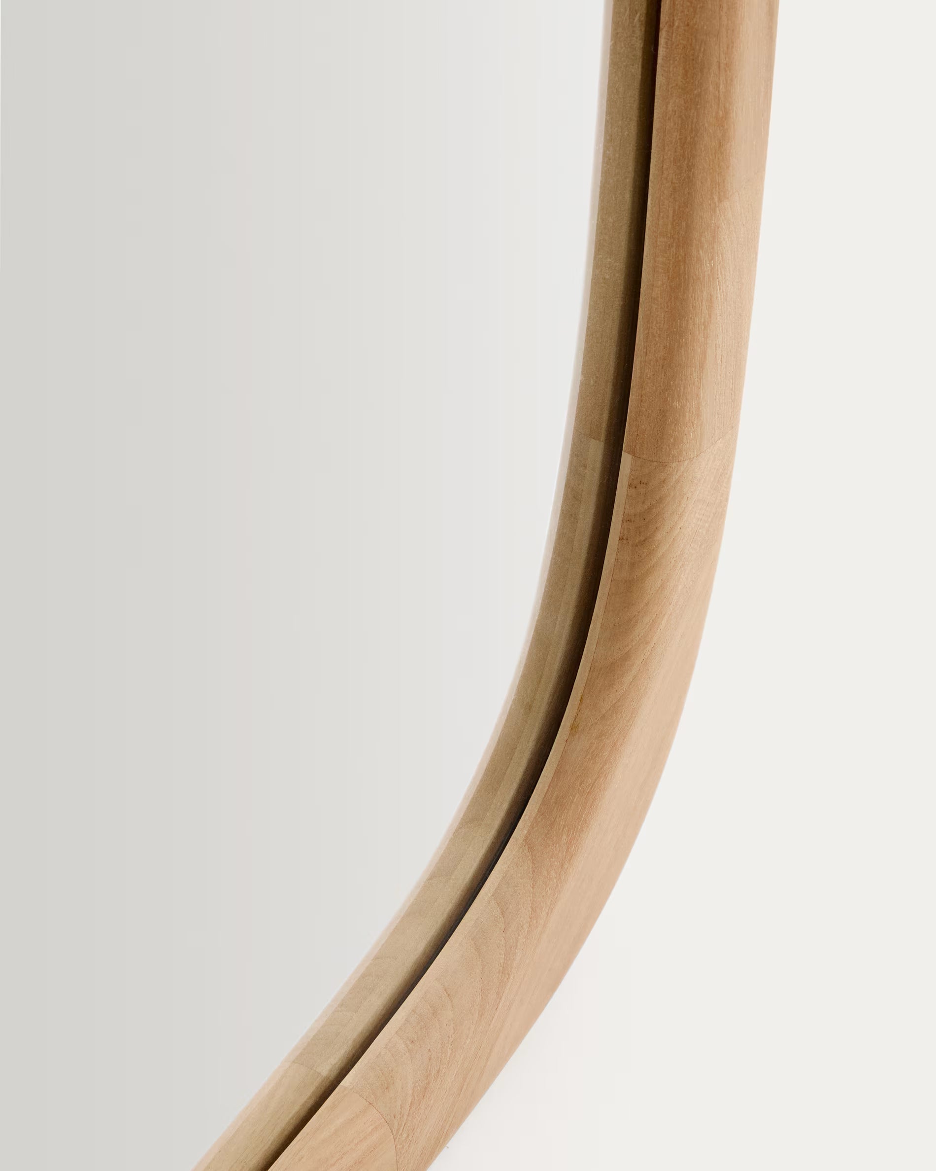 Länglicher Spiegel ALURA Teakholz