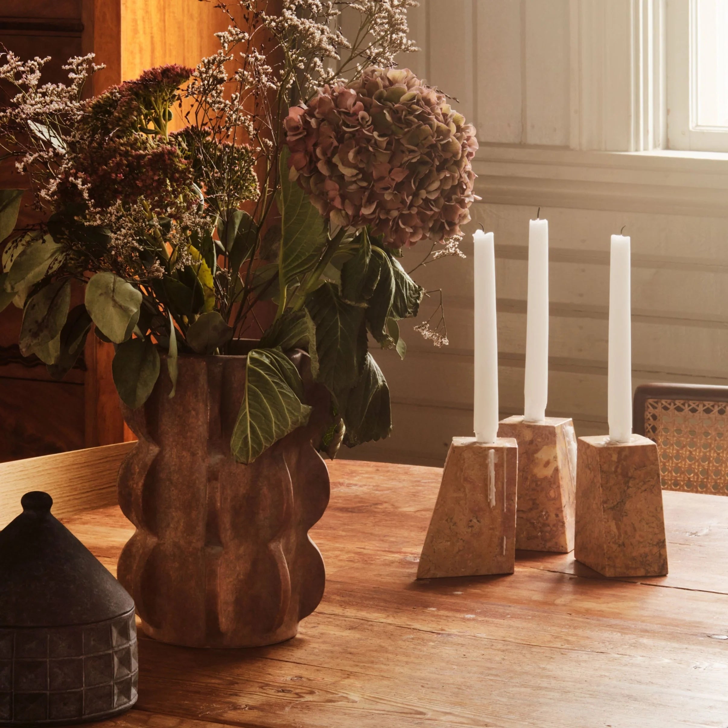 Vase ARCISSIMO braune Keramik