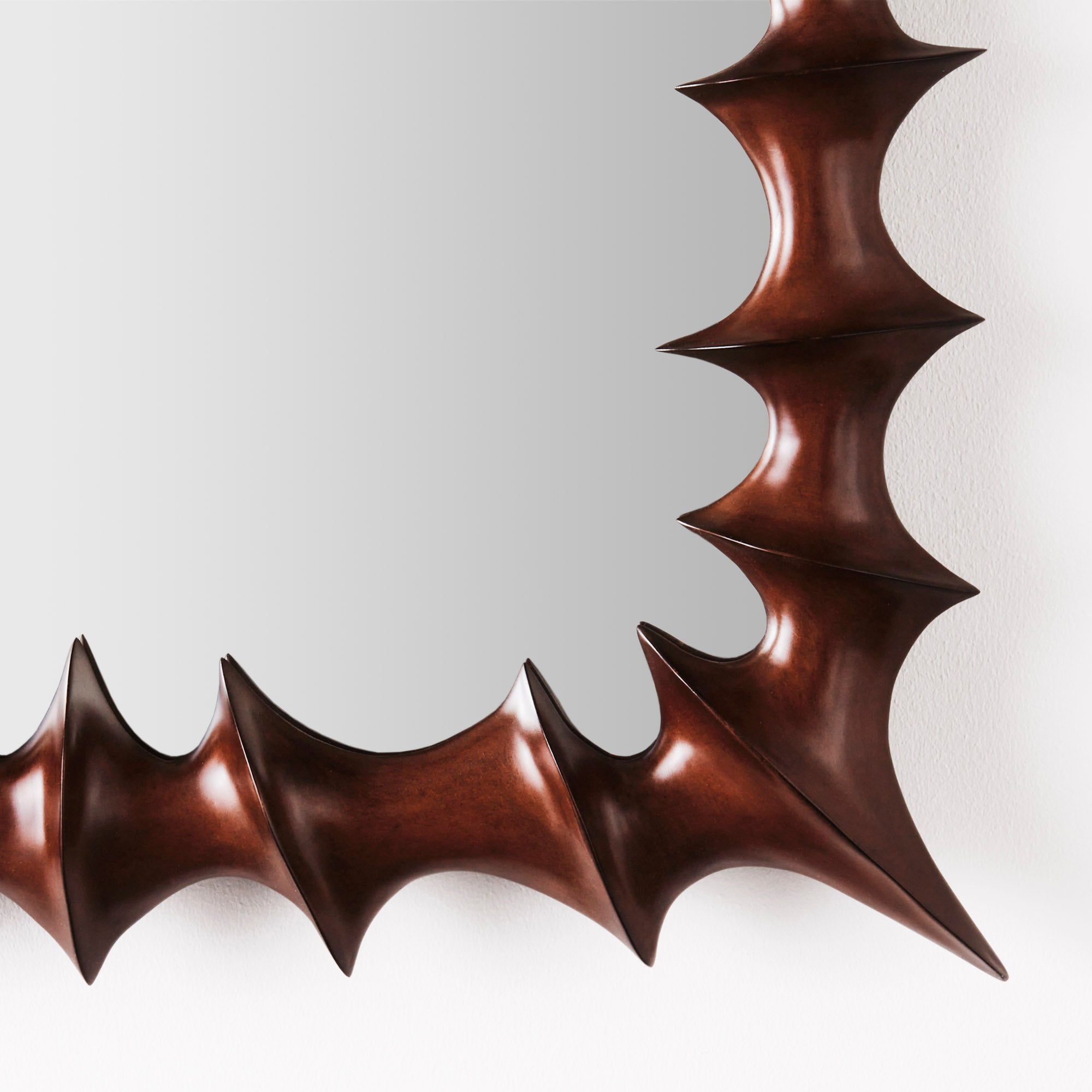 Lustro BRUTALIST aus Buchenholz