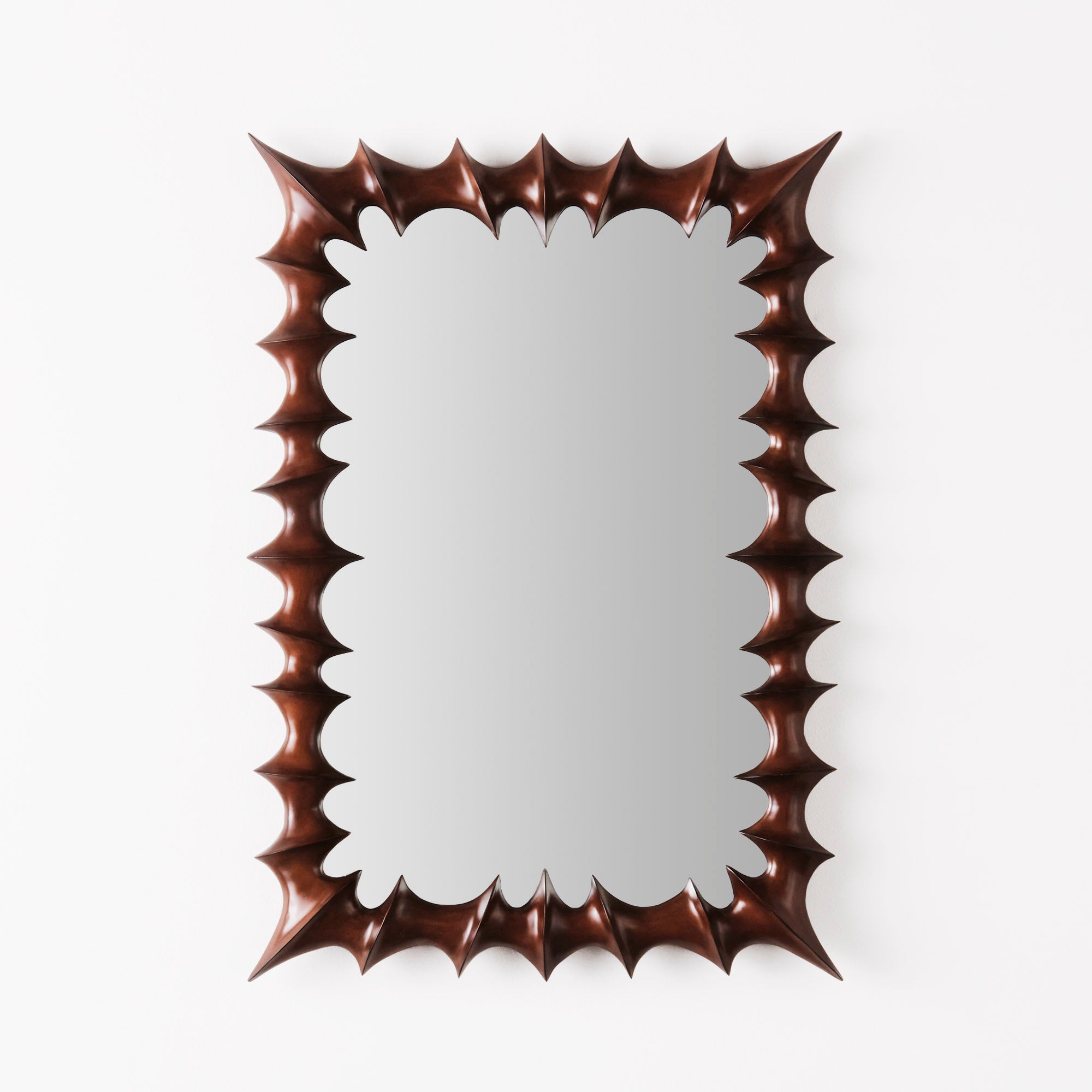 Lustro BRUTALIST aus Buchenholz