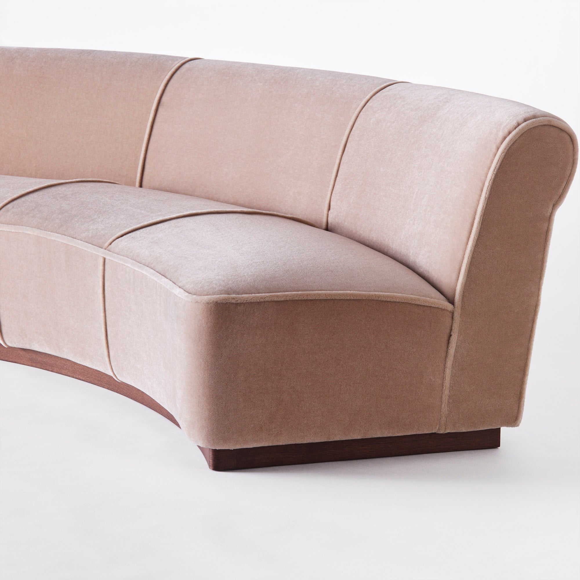 Sofa PARIS beige fluweel