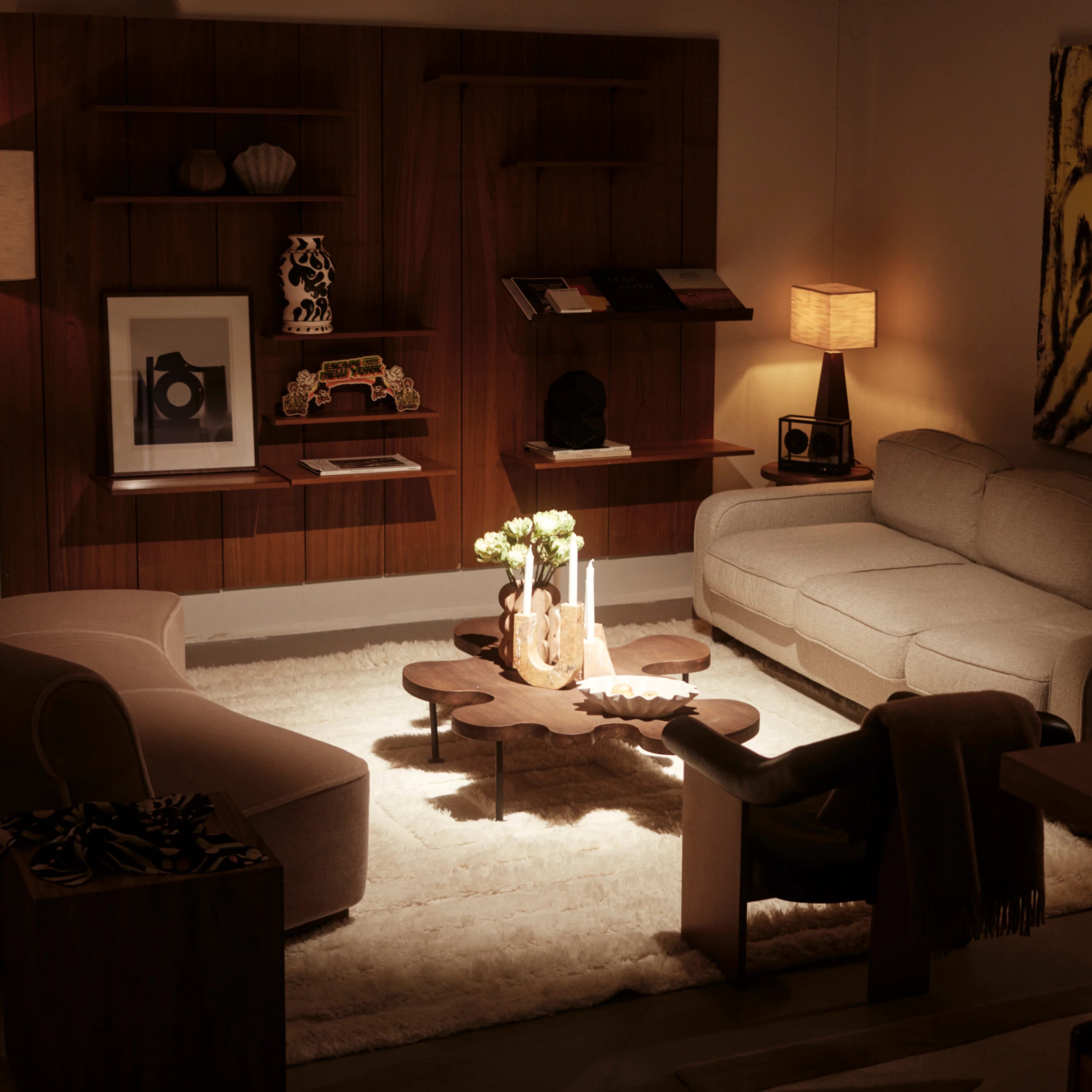 Koffietafel DEVON esdoornhout