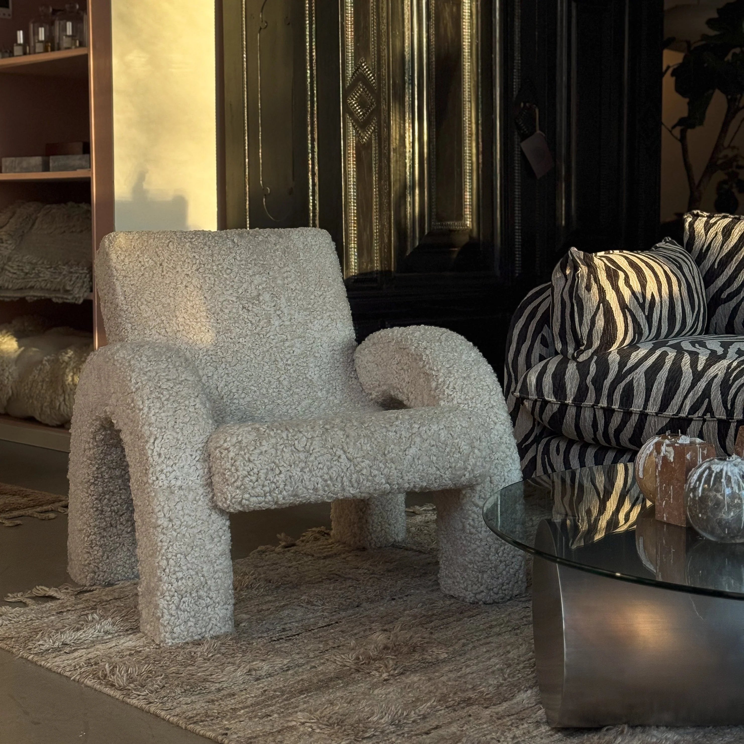 ARCO fauteuil schapenleer