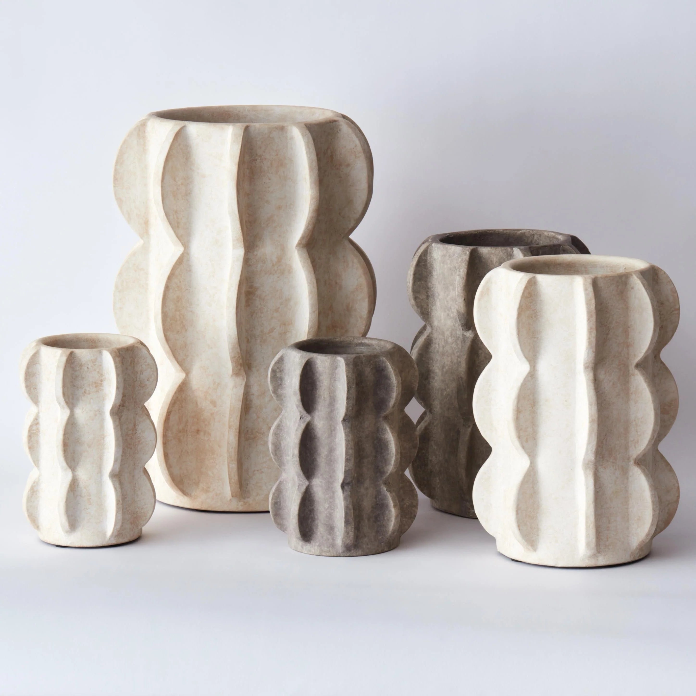 ARCISSIMO vase cream ceramic