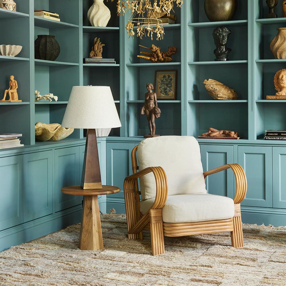 HEXAGON side table oak wood