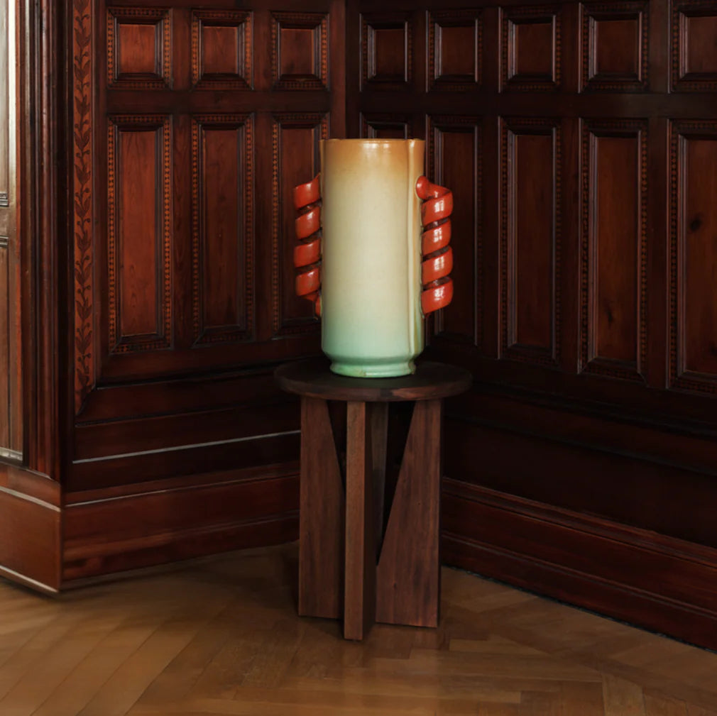 Bijzettafel V van essenhout