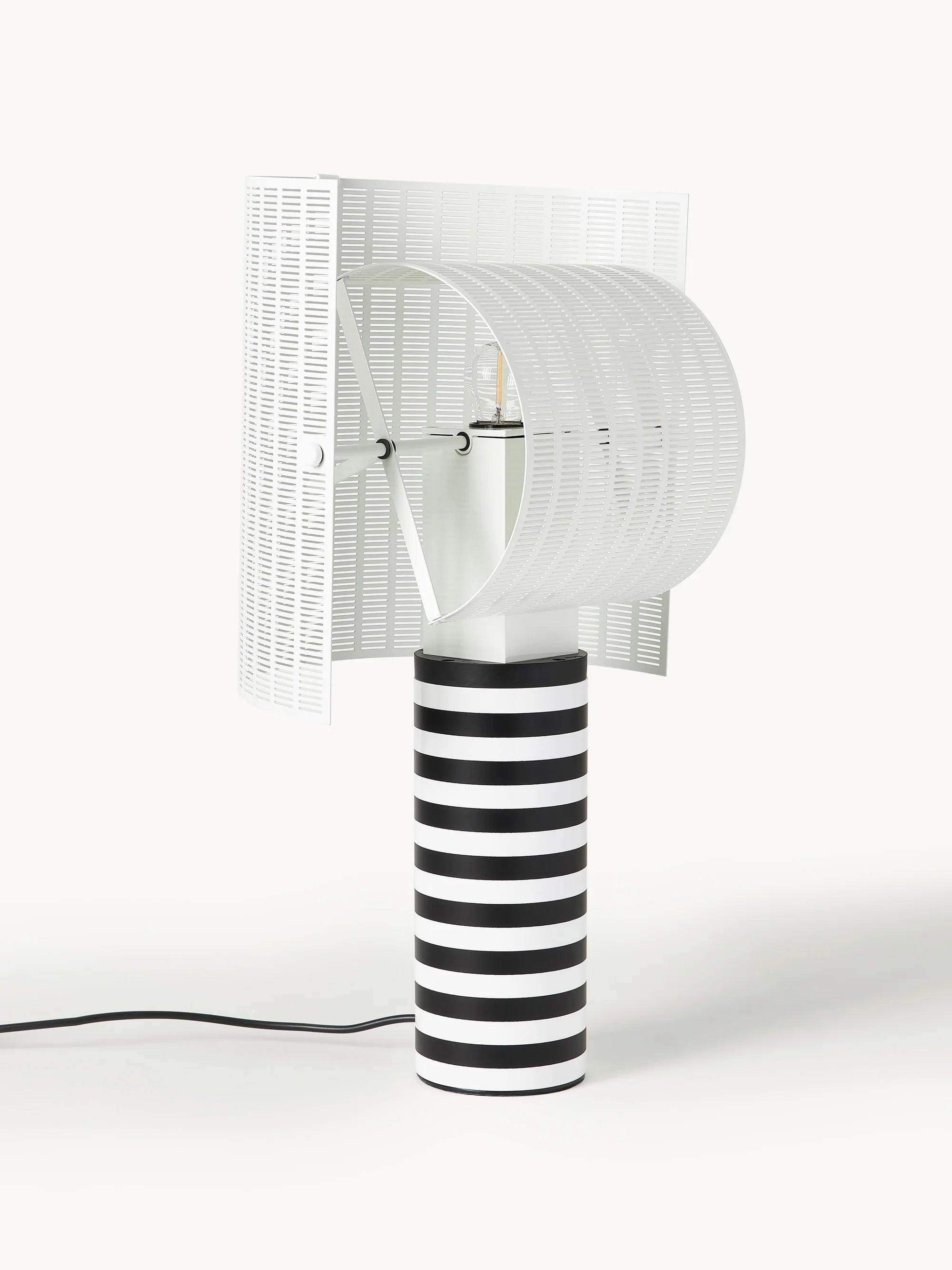 SHOGUN White Table Lamp with Black