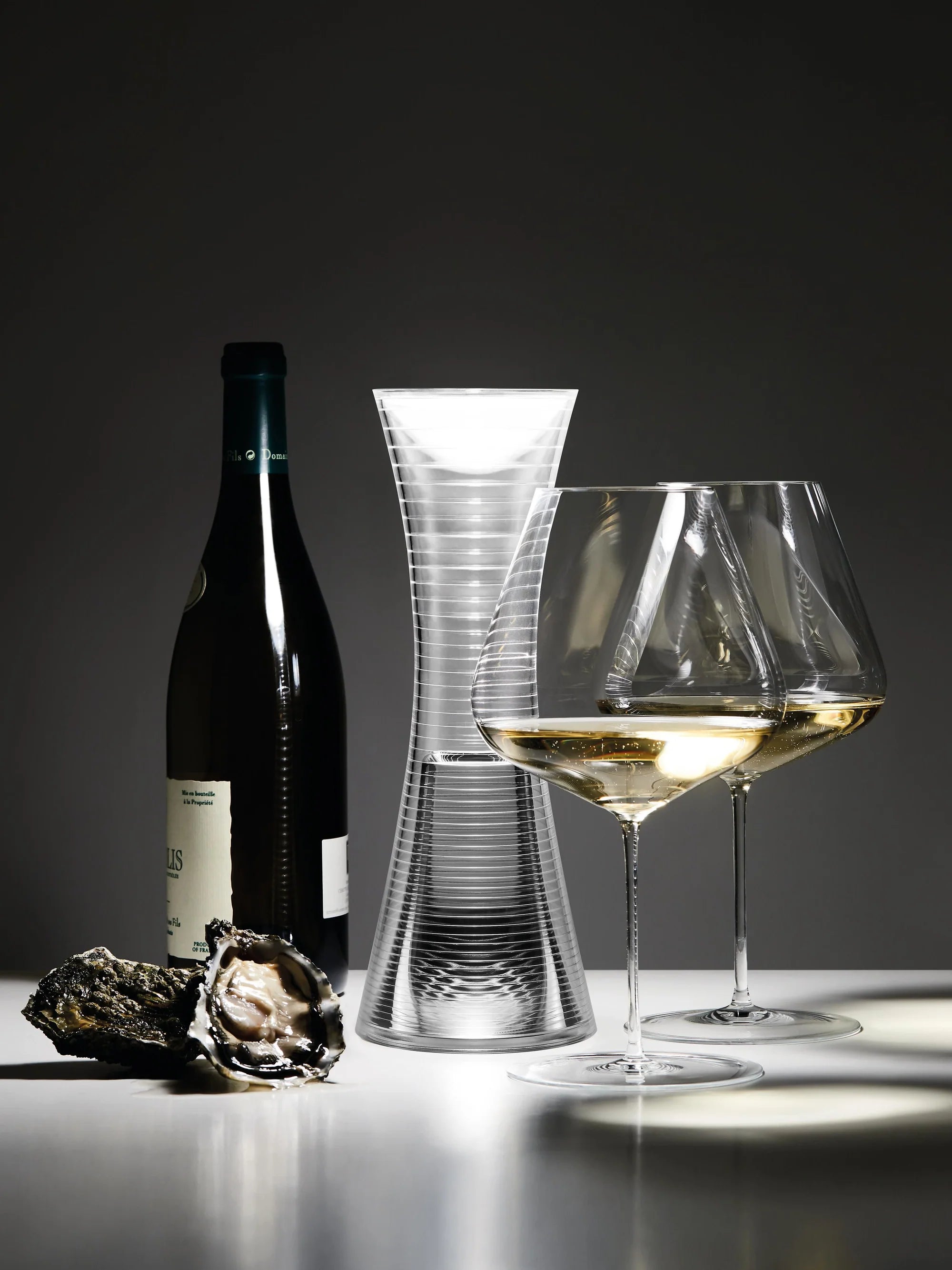 Portable Lamp COMR TOGETHER transparent with silver