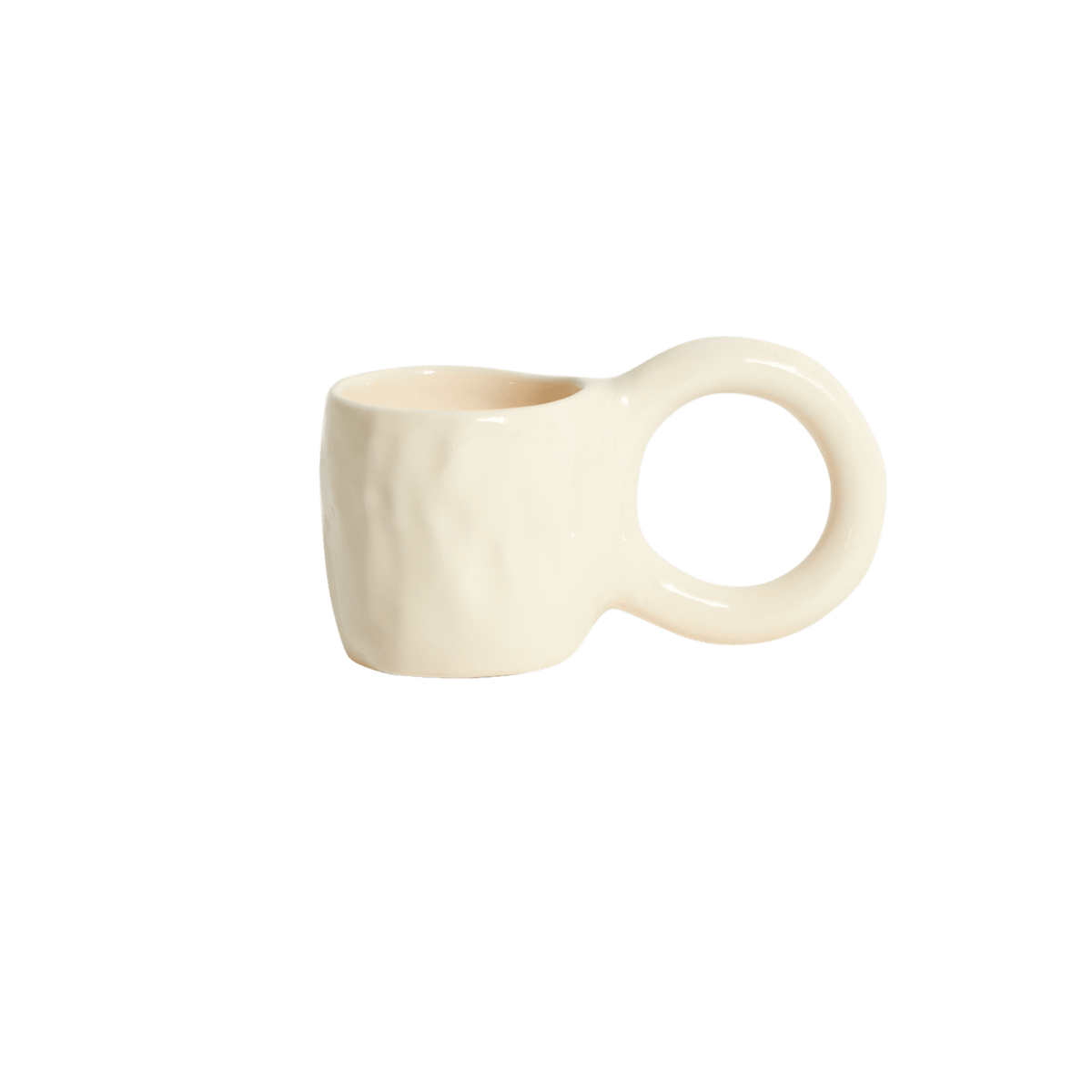 Set van vanille DONUT espresso kopjes