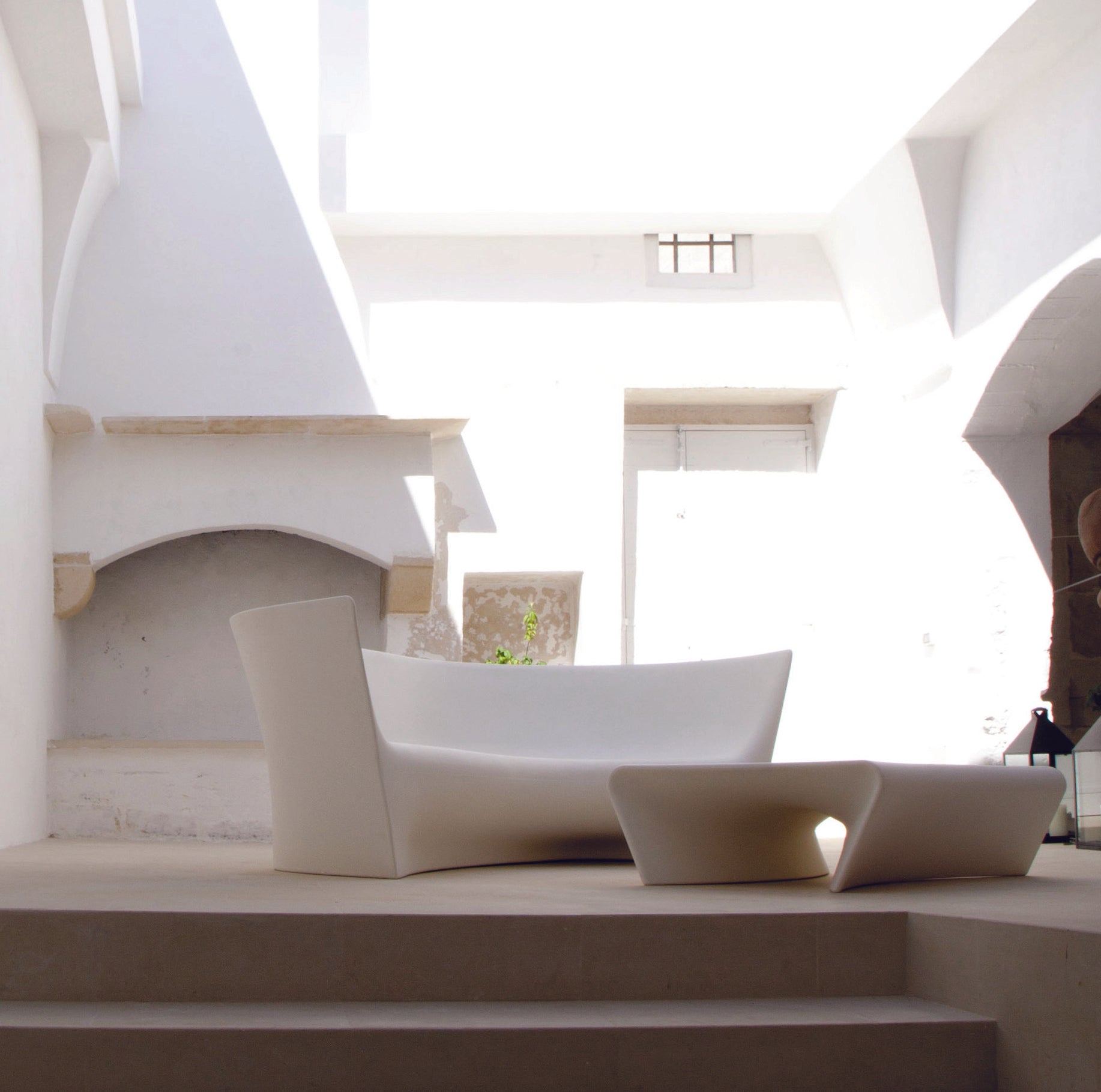 Witte PIAFFE salontafel