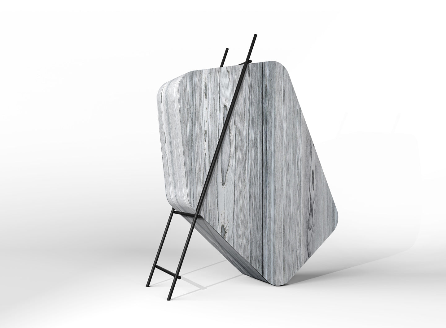 HIDALGO Regal Weißfurnier