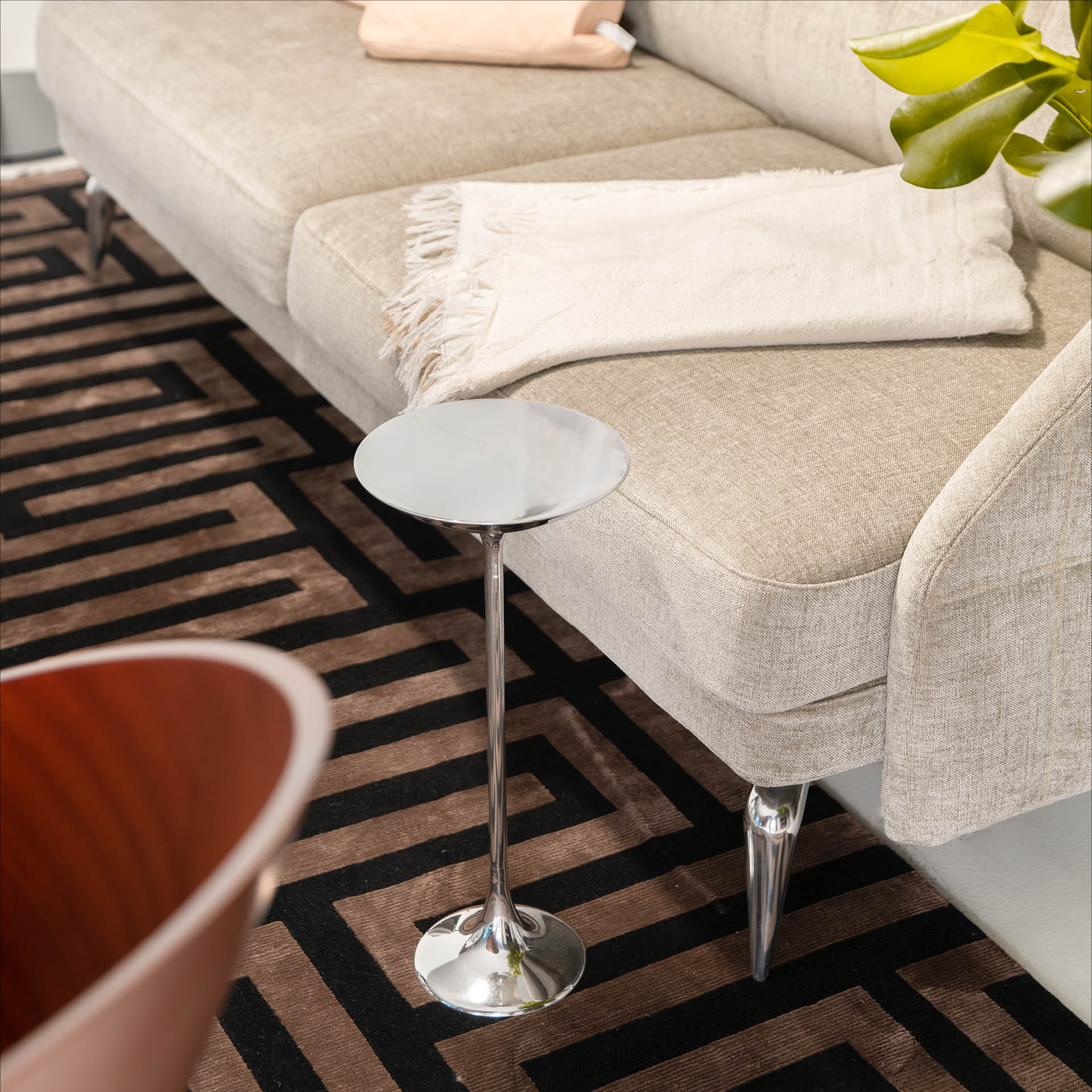 Bijzettafel PING I zilver