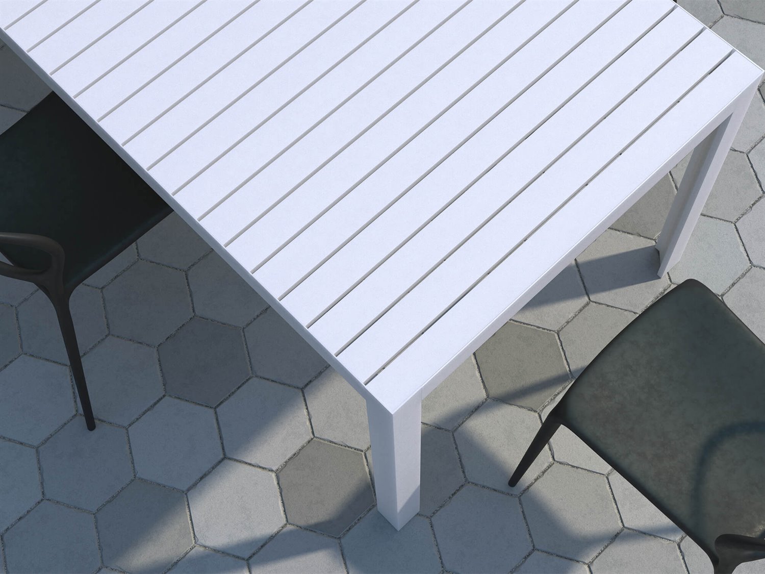 Tuin tafel KALIMBA grijs