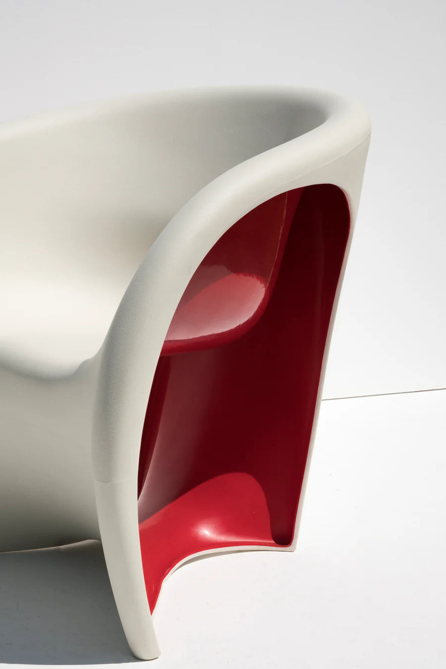 Fotel MT1 wit-rood