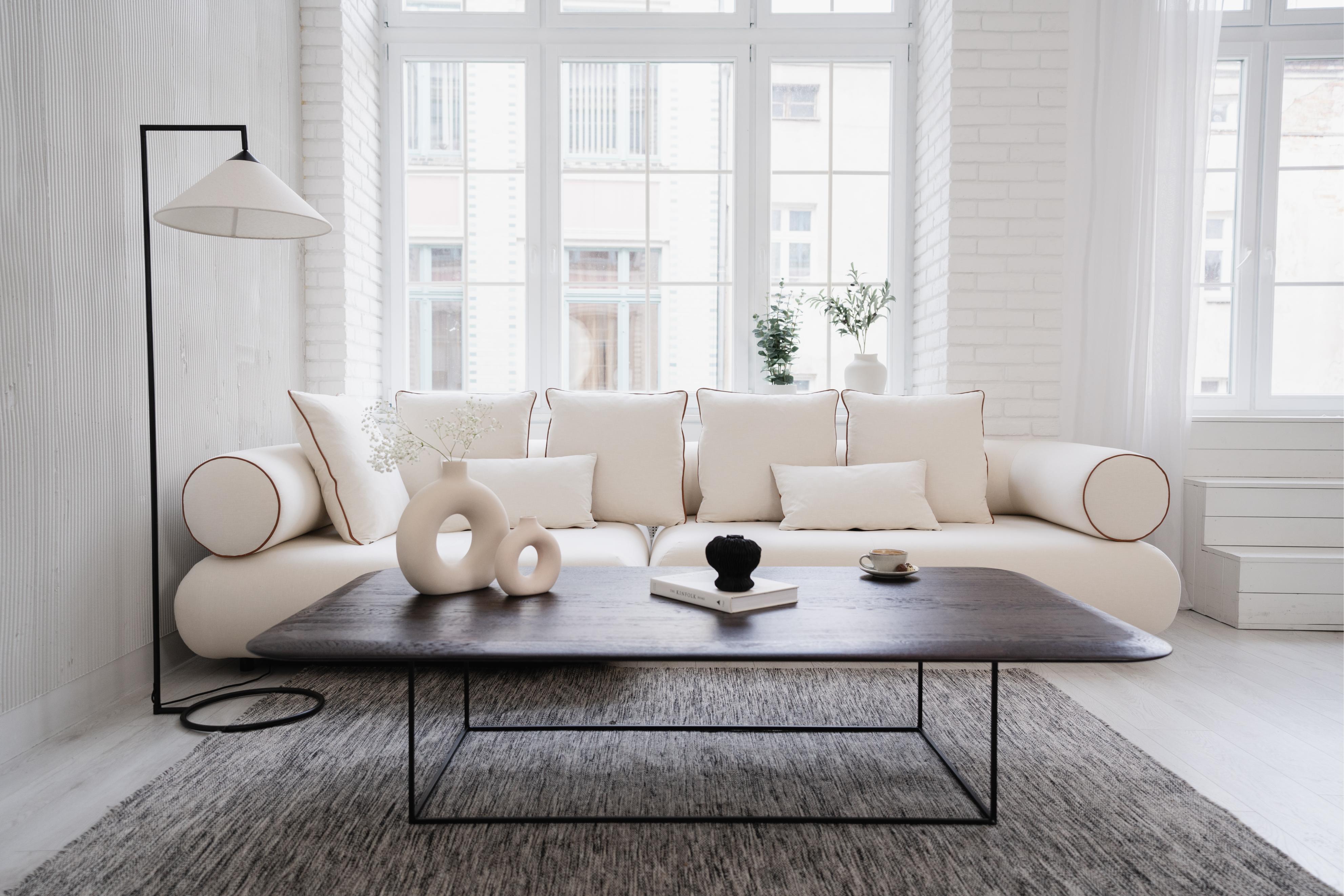 Modulaire rechtse hoekbank CASABLANCA gepersonaliseerd