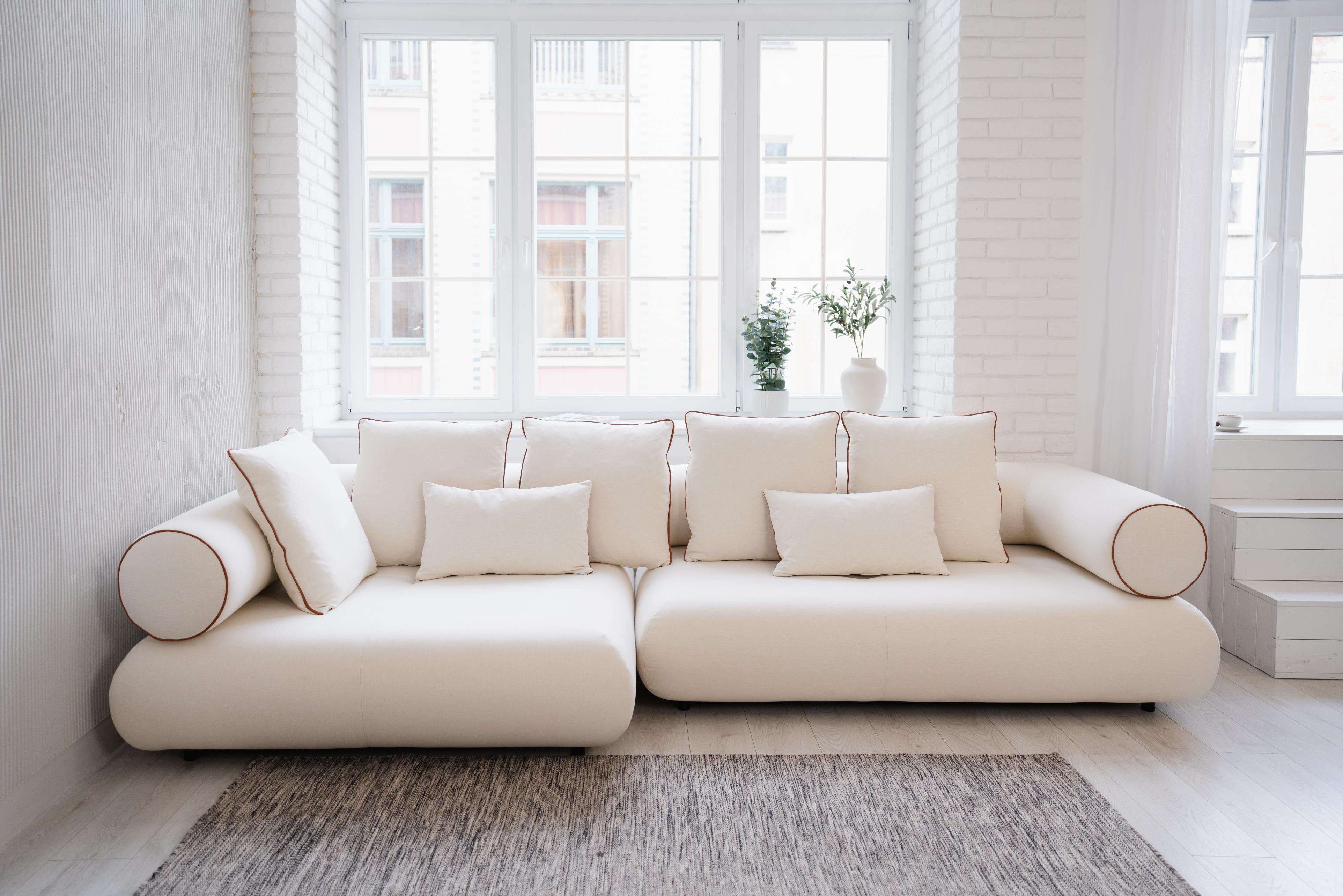 Linkes Ecksofa CASABLANCA personalisiert
