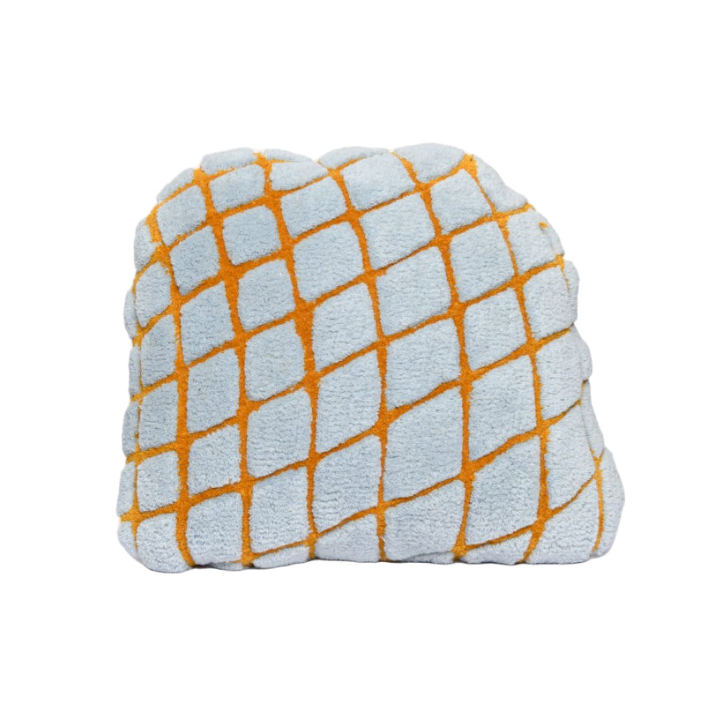 GRID decorative pillow blue