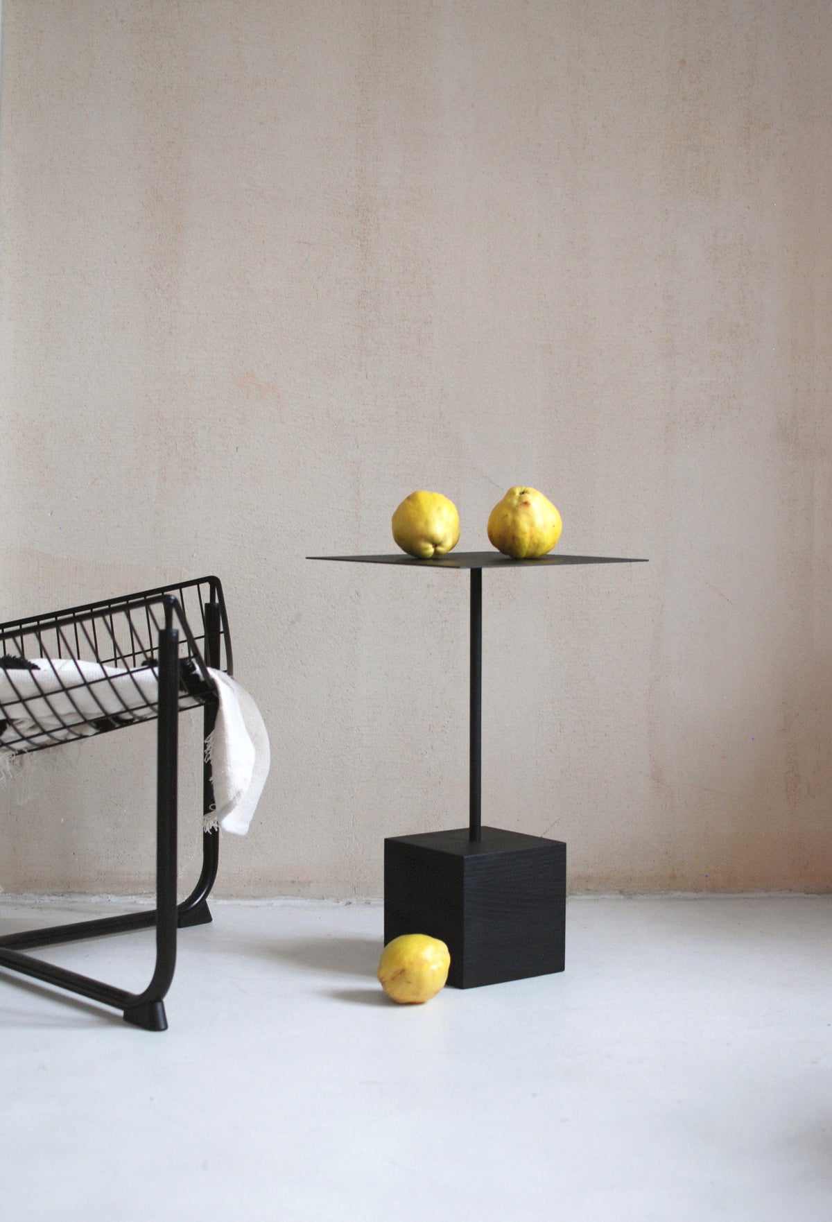 Koffietafel LEN staal en hout