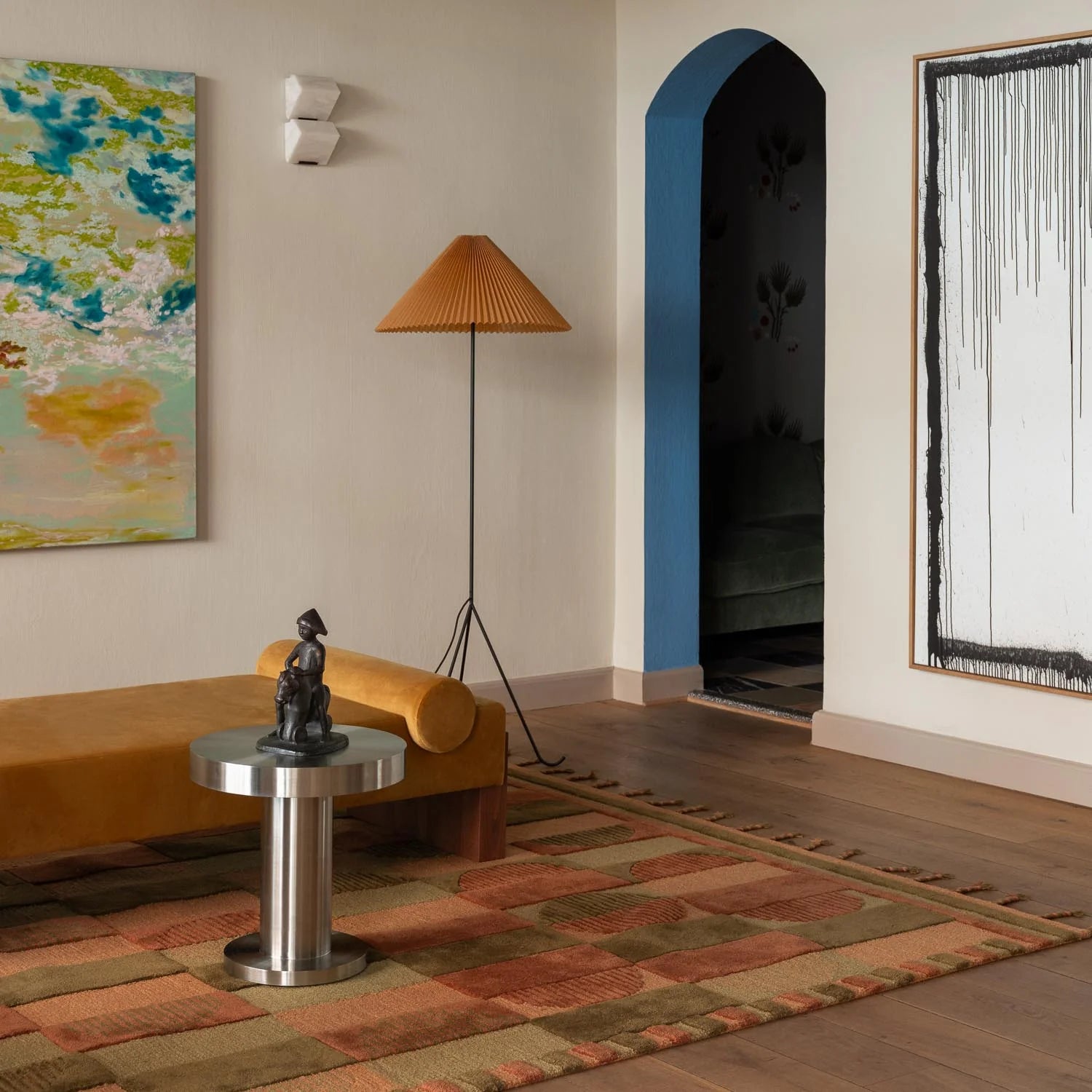 Teppich MURILLO bordeaux-grün