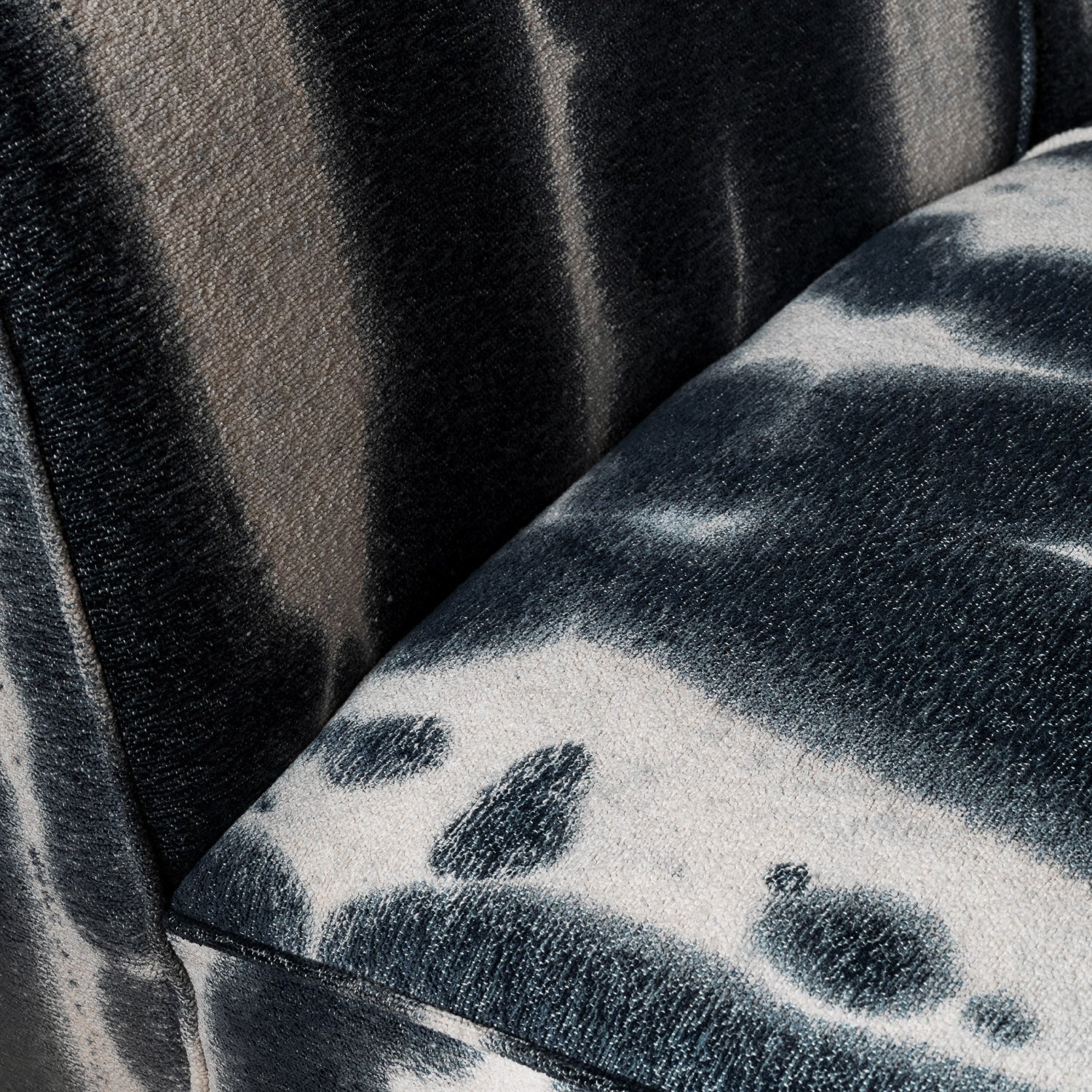 Sofa PARIS blauwe chenille