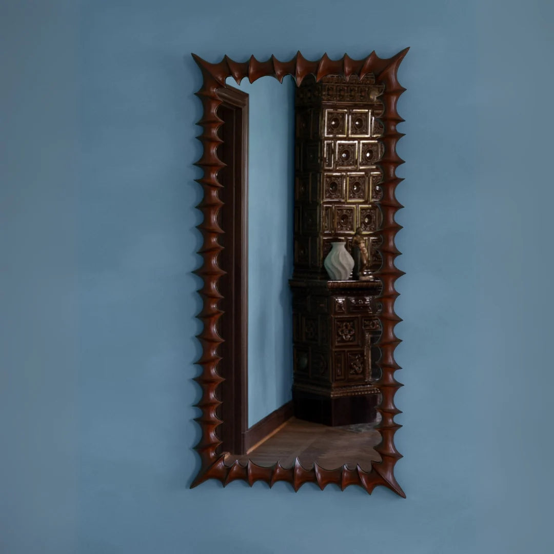 Lustro BRUTALIST aus Buchenholz