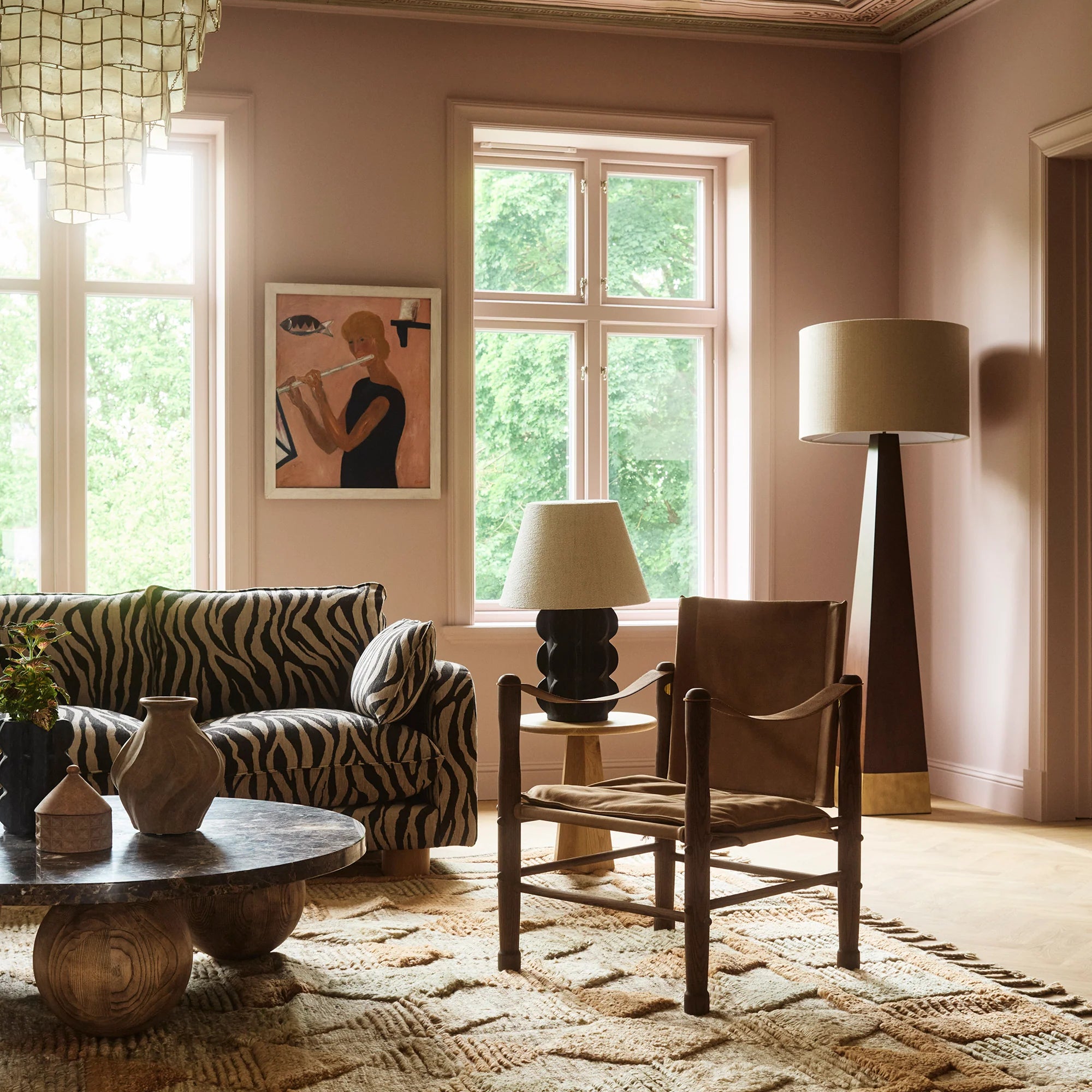 Sessel SAFARI braunes Leder