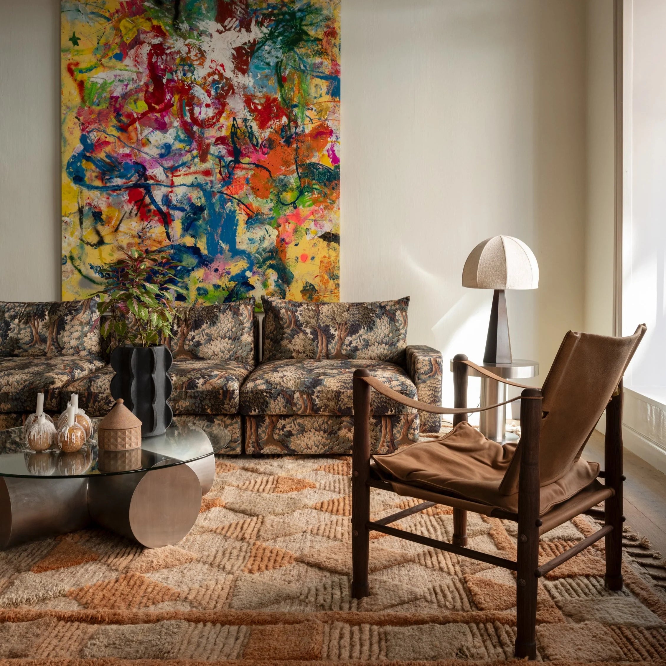 Sessel SAFARI braunes Leder